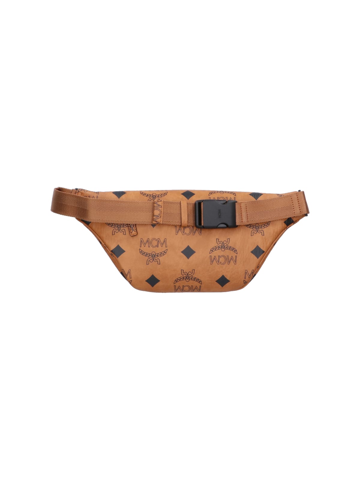 Shop Mcm Maxi Visetos Waist Bag In Brown