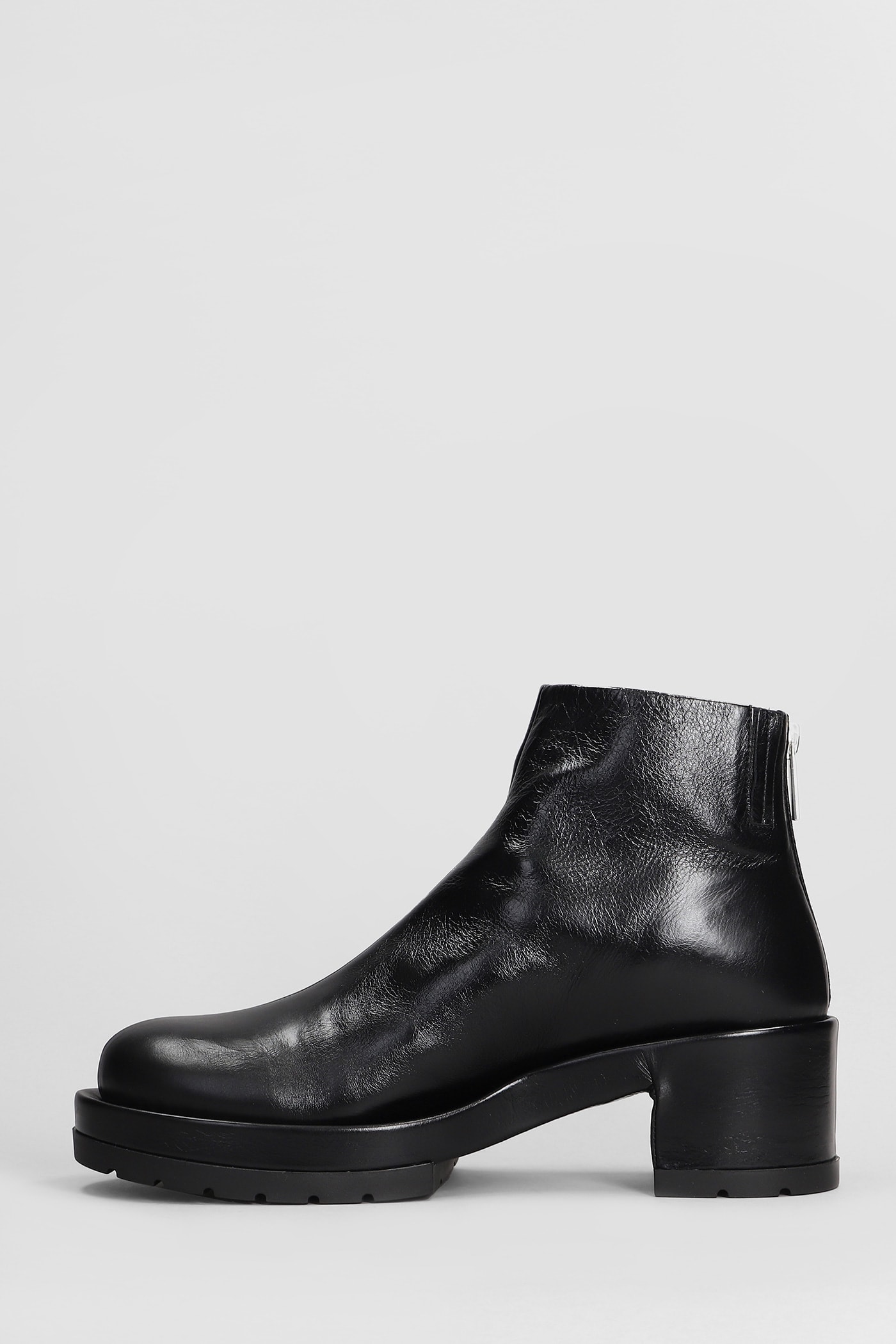 Shop Sapio N171 Ankle Boots In Black Leather