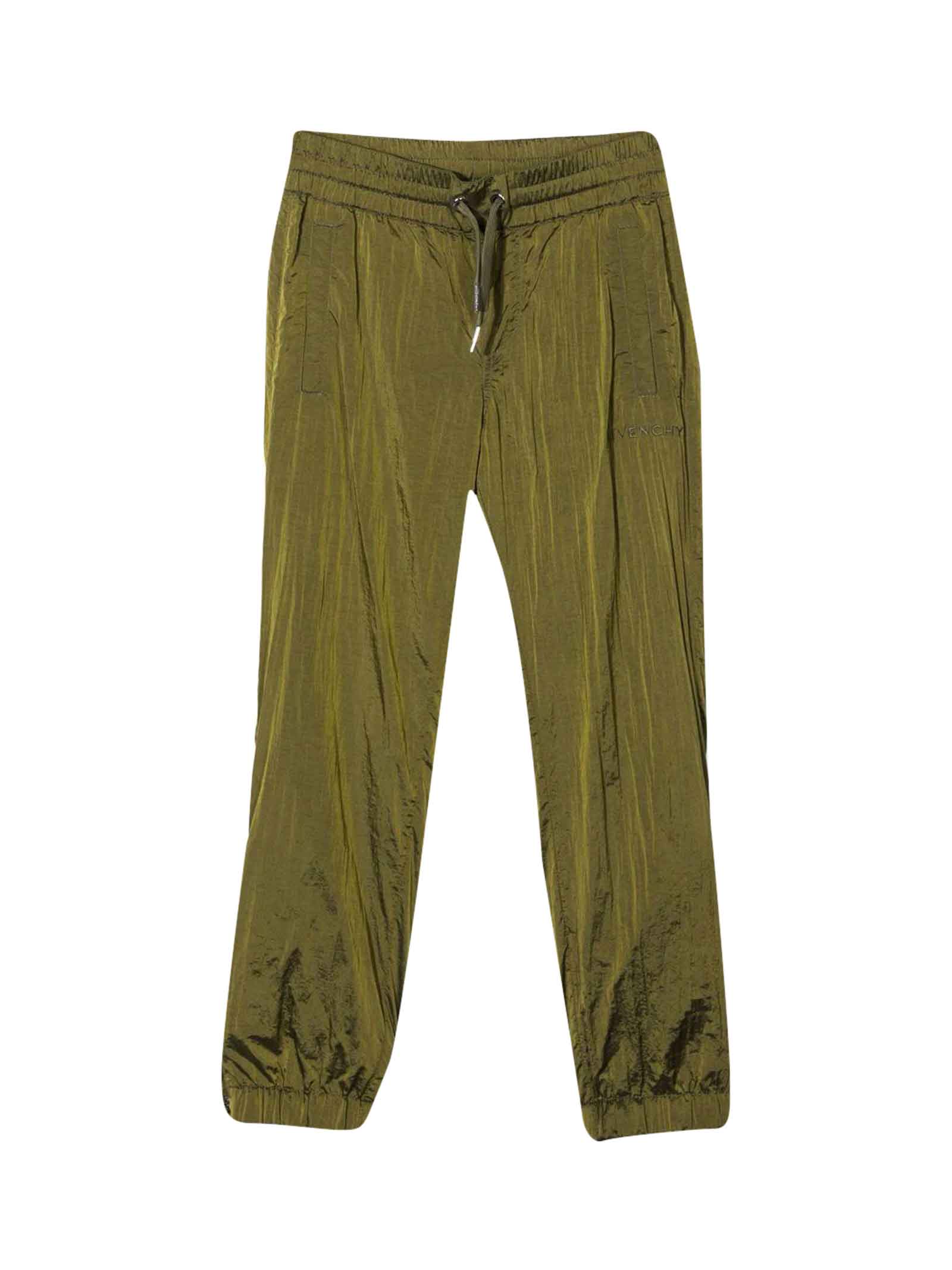 GIVENCHY BOY GREEN TROUSERS