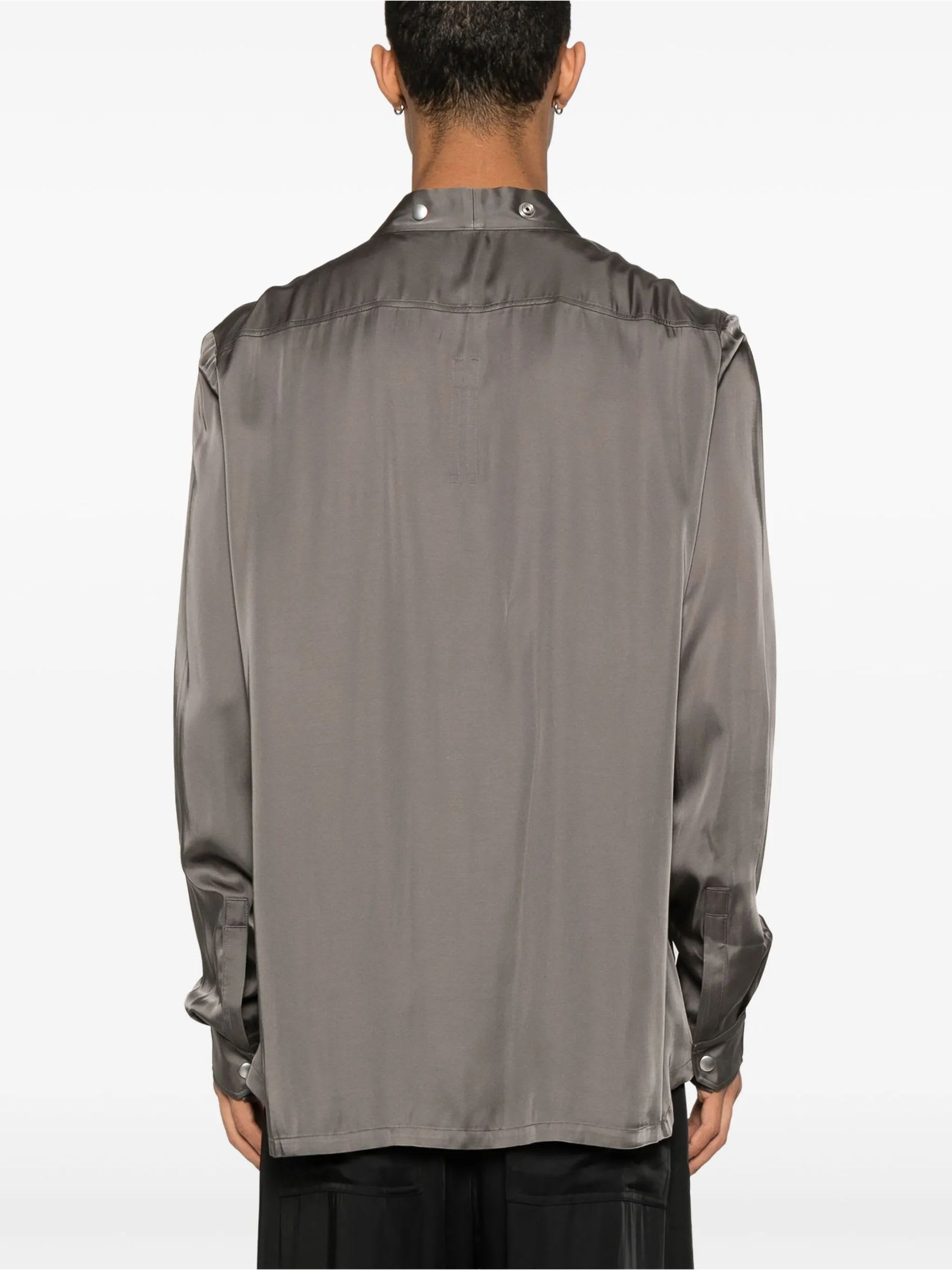Rick Owens Shirts Brown In Dust