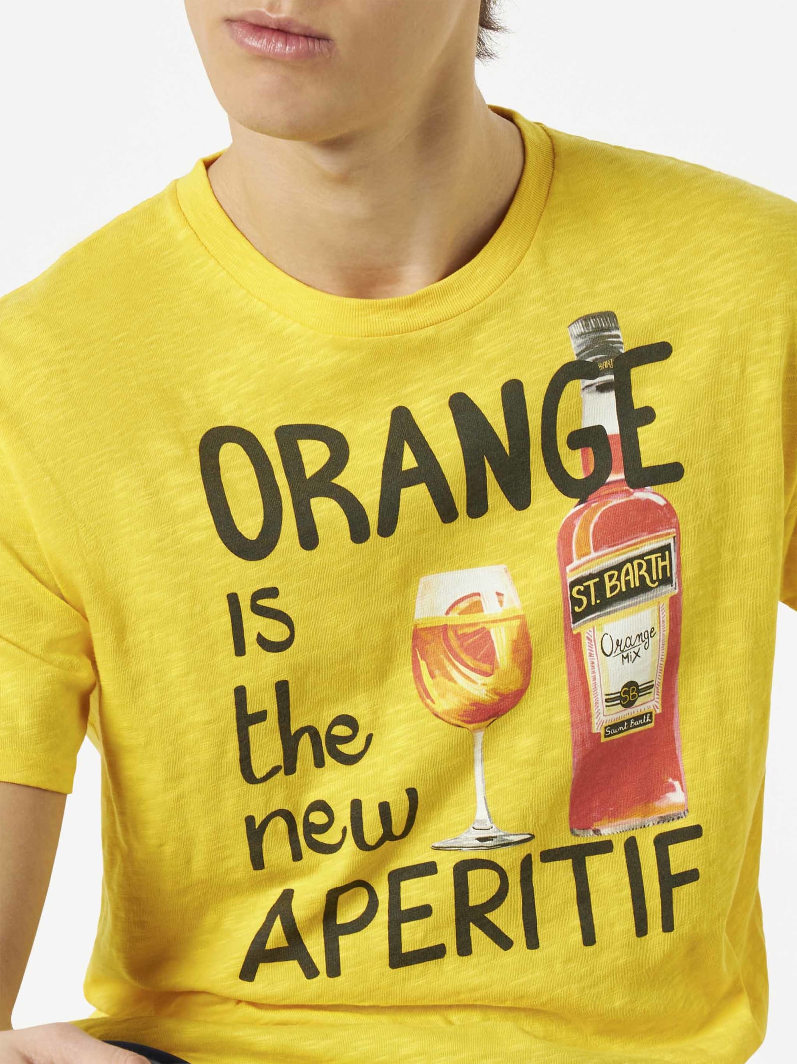 Mc2 Saint Barth Aperitif Print Man T-shirt