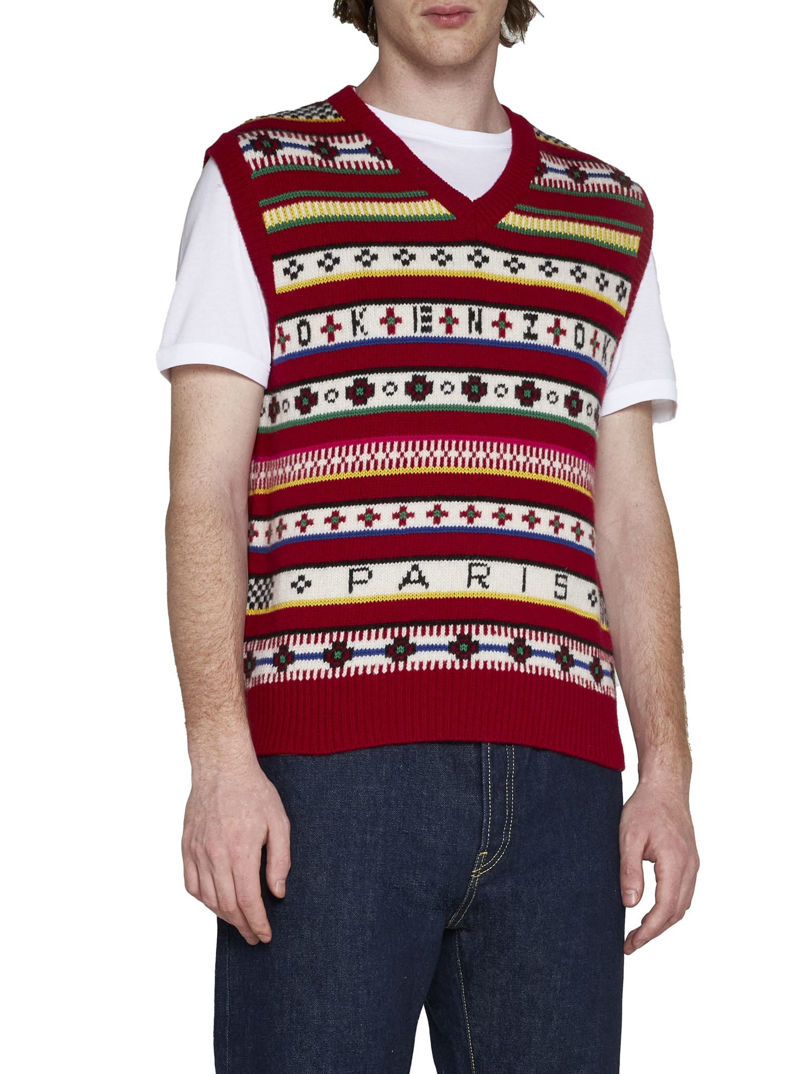 Shop Kenzo Sweater In Medium Red