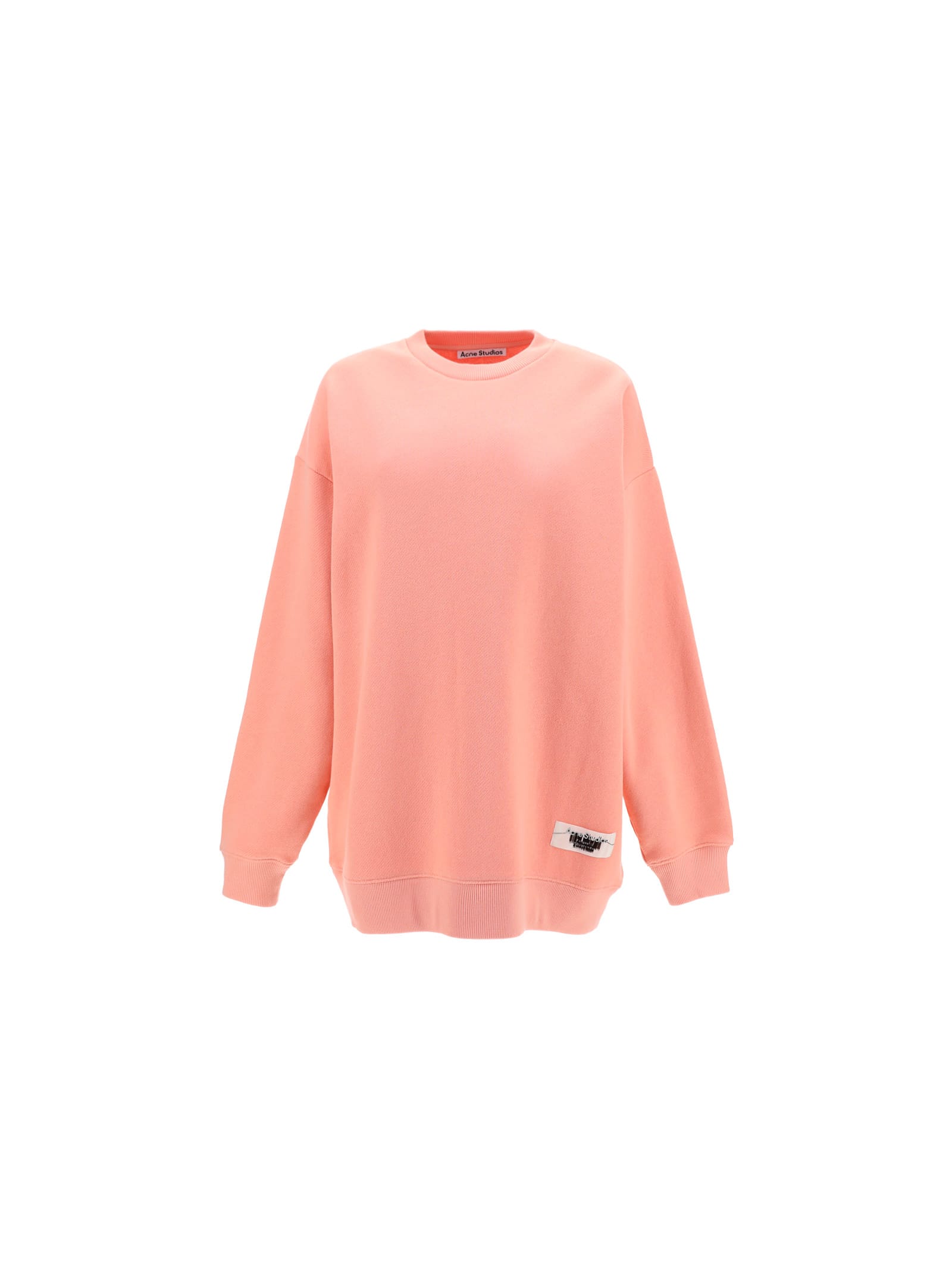 ACNE STUDIOS SWEATSHIRT,AI0082 AD2 SALMON PINK