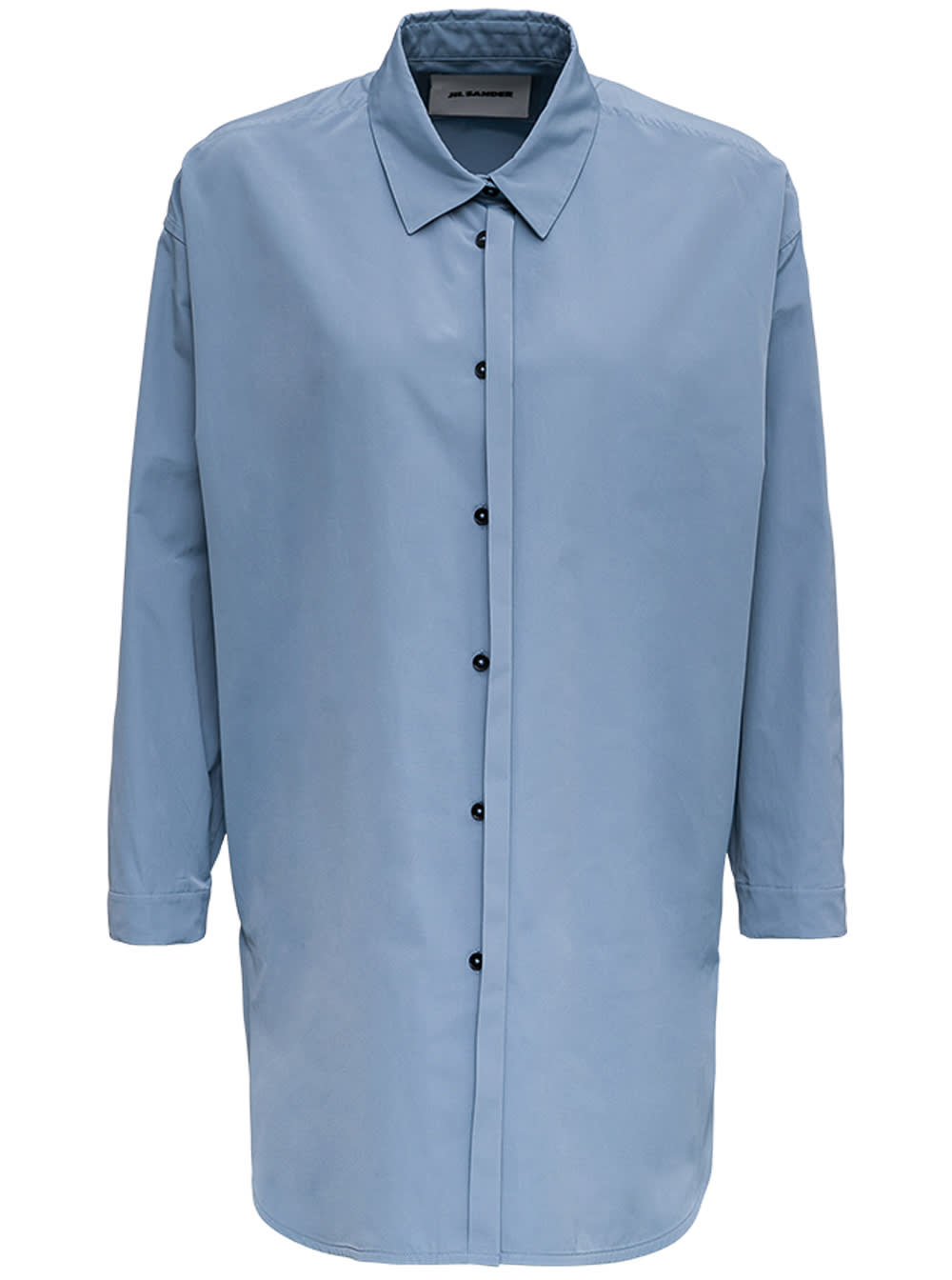 Jil Sander Light Blue Cotton Poplin Shirt