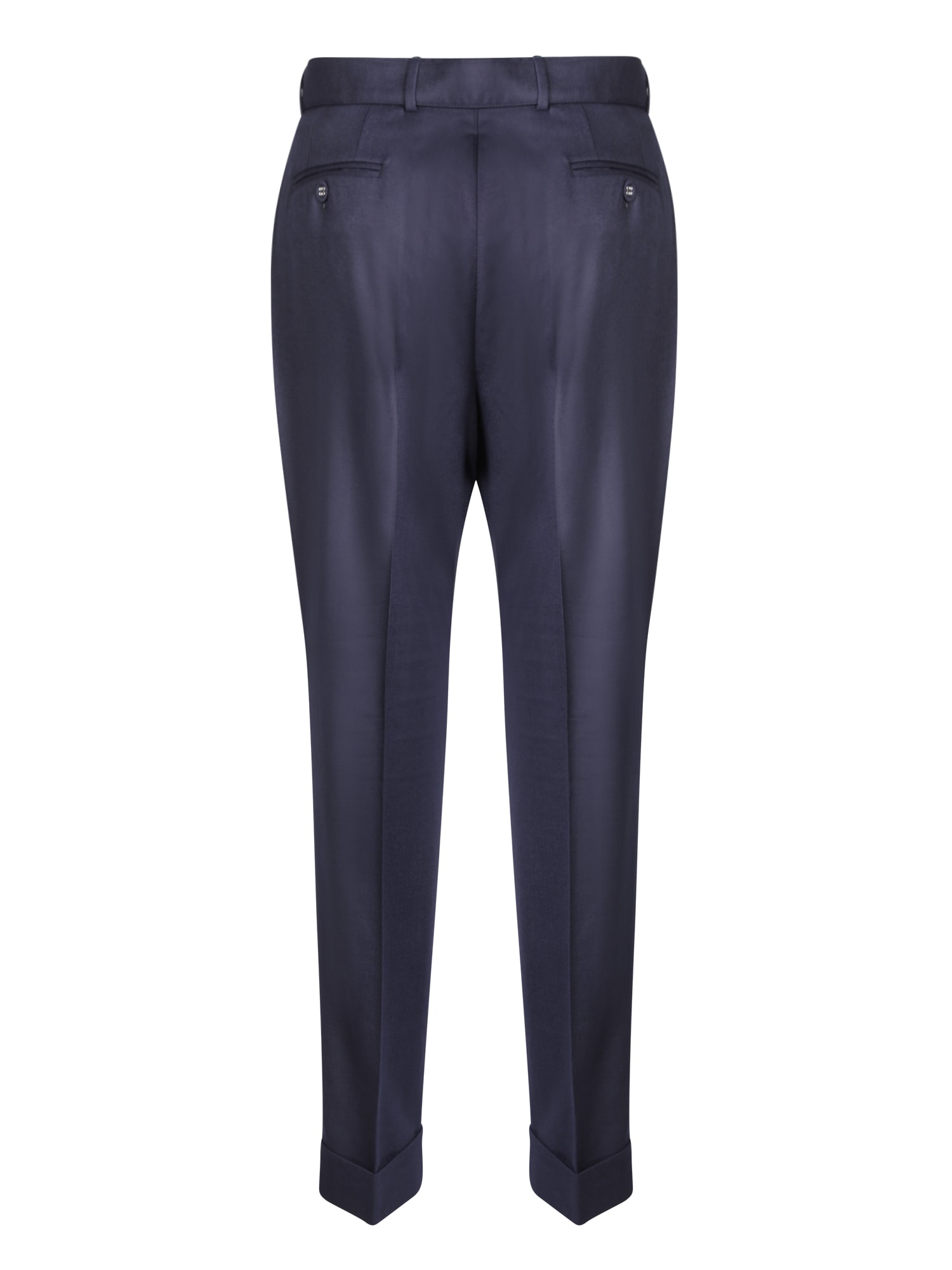 Shop Officine Generale Hugo Blue Trousers