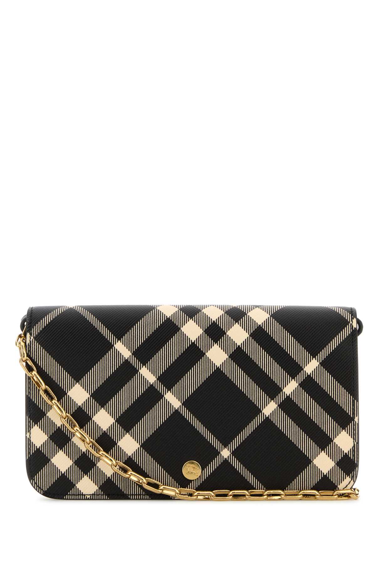 Shop Burberry Printed Canvas Wallet In Blackcalico