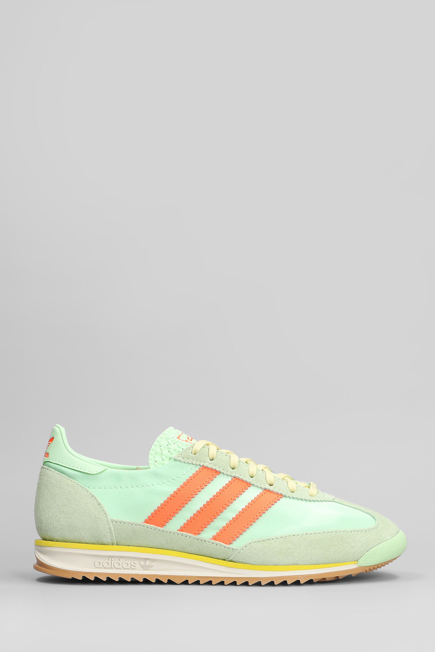 Adidas Originals Sl 72 Og Sneakers In Green Suede And Fabric In Green