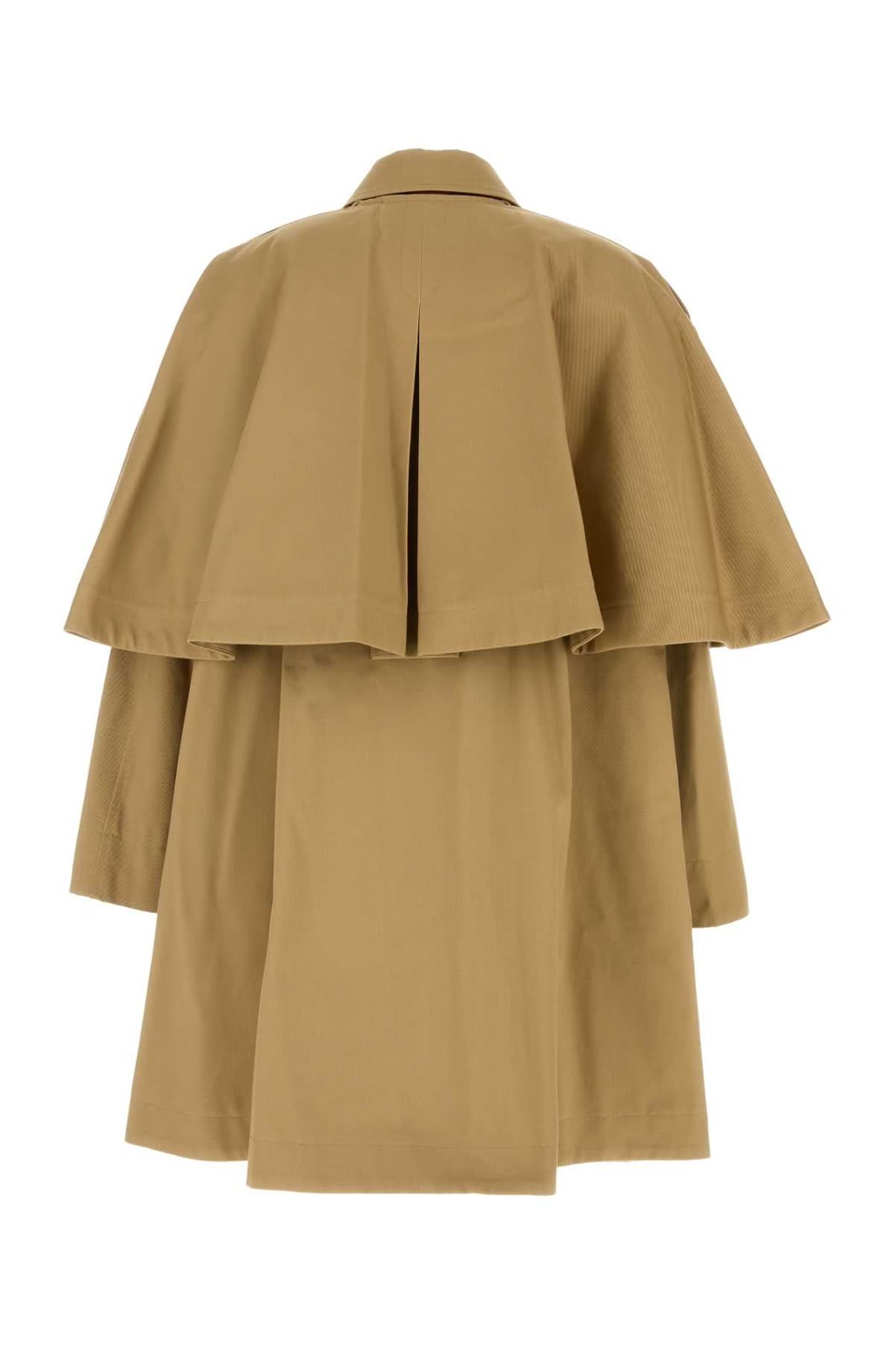 Shop Chloé Layered Trench Coat In D Past Khaki