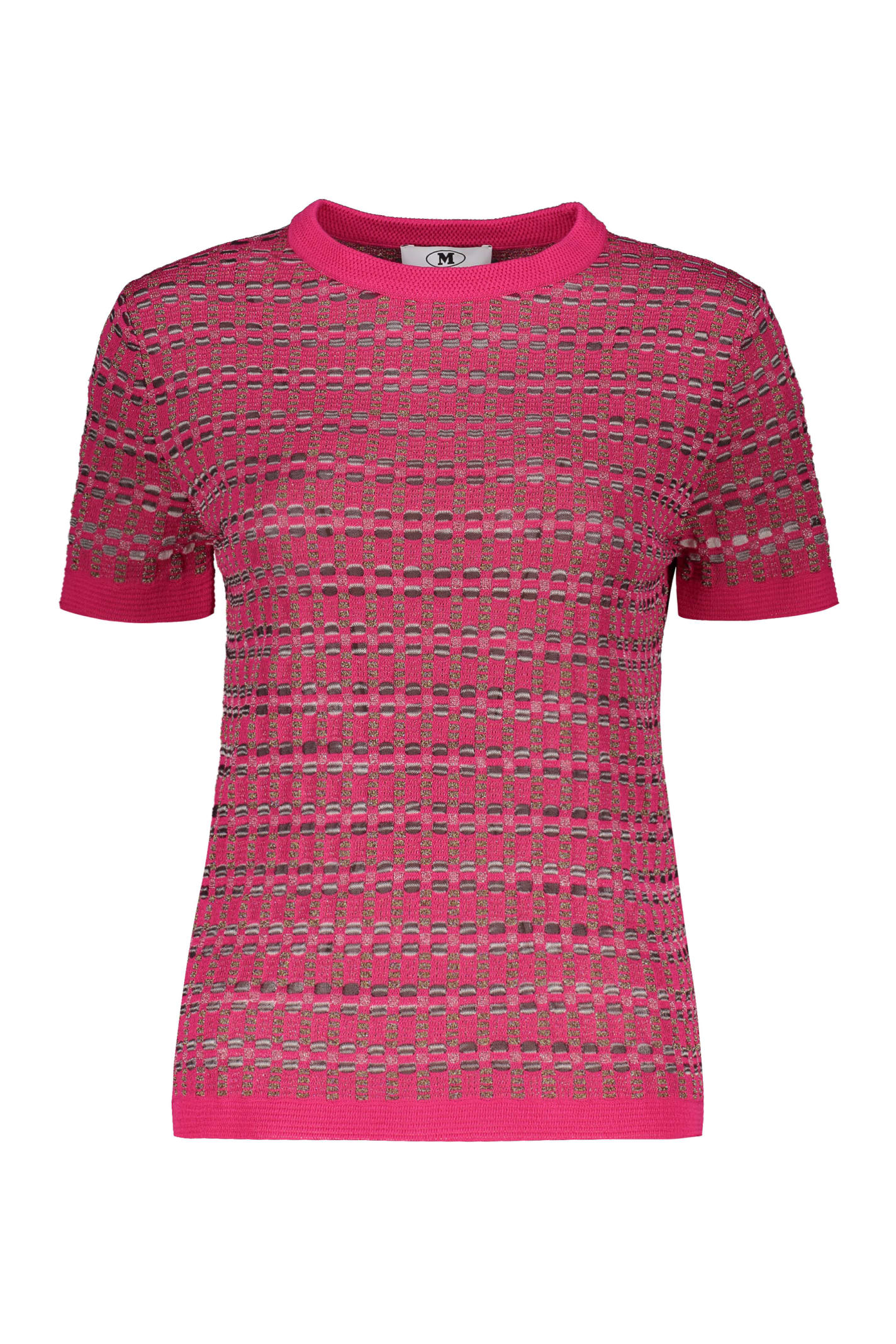 Missoni Knitted Viscosa-blend Top In Pink