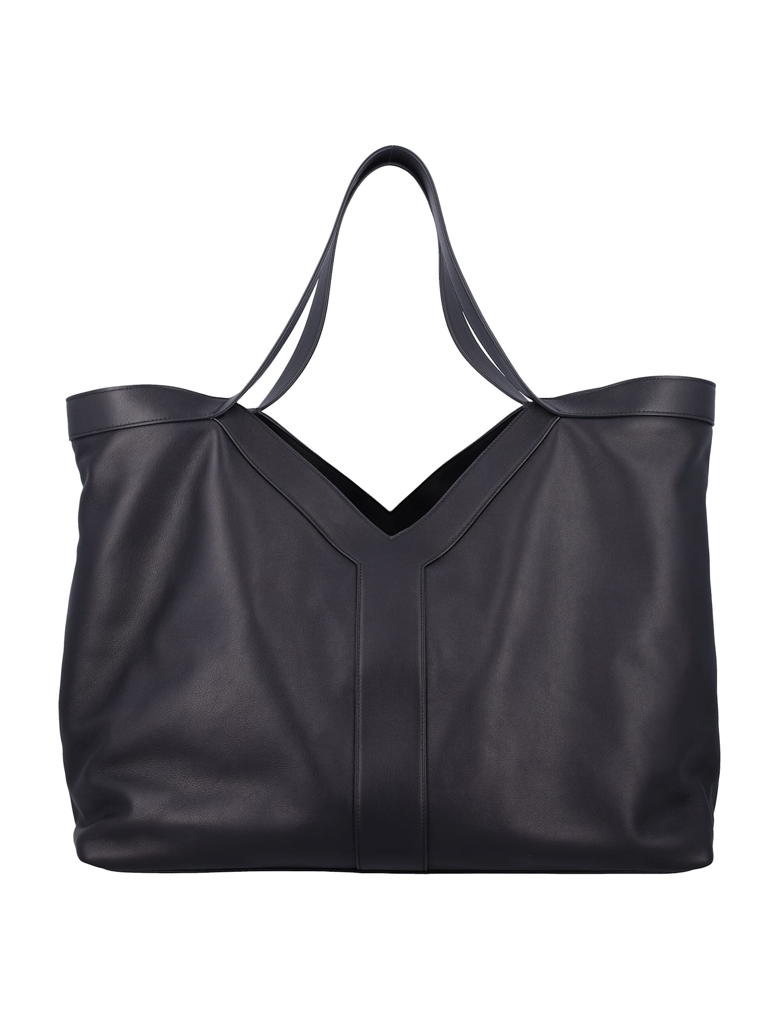 Saint Laurent Y Large Tote In Orange