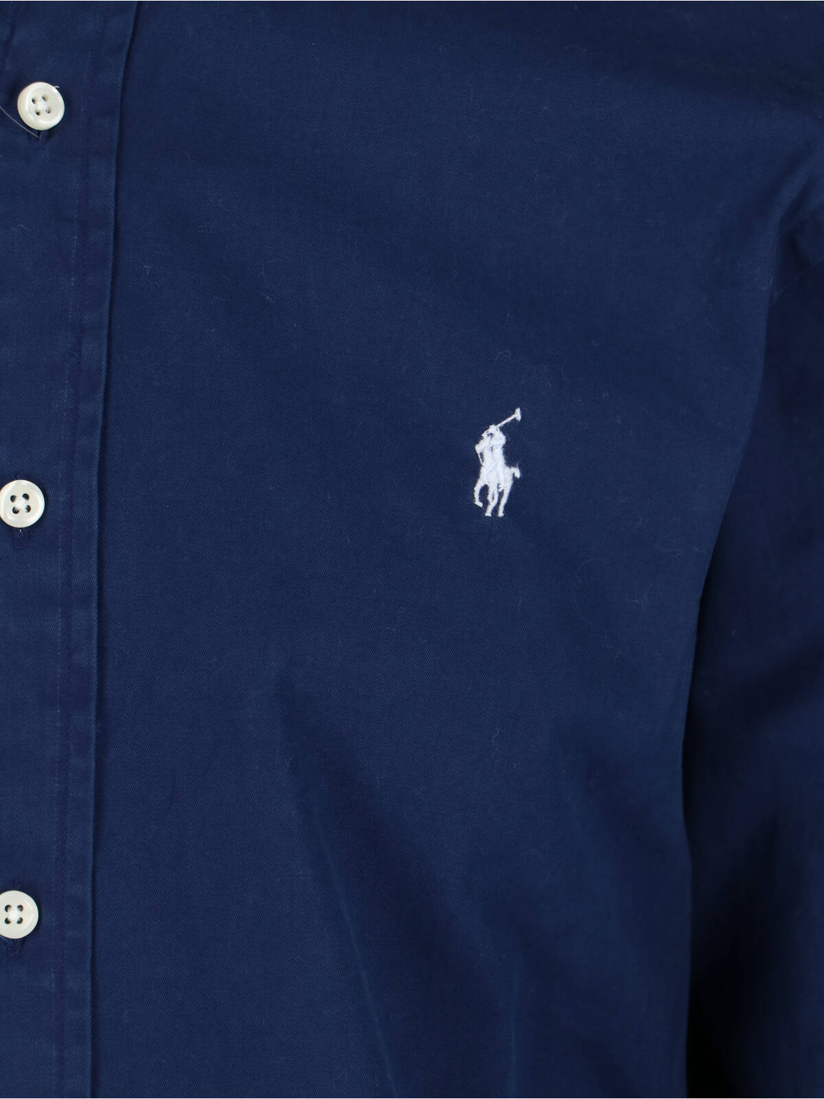 Polo Ralph Lauren Slim Fit Stretch Poplin Shirt In Blue