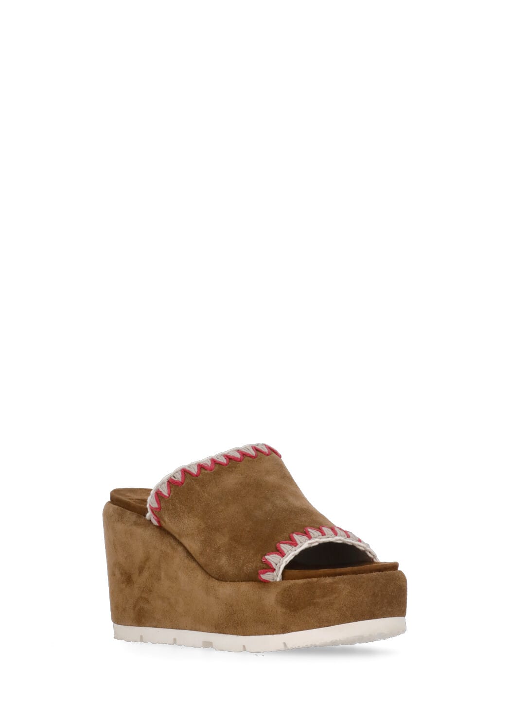 Mou Eva Monoband Wedge In Brown
