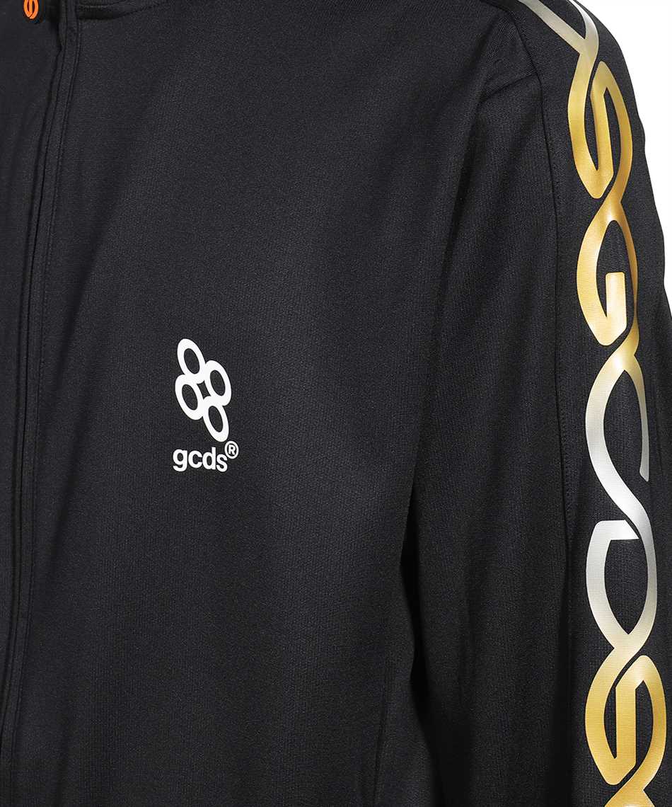 Gcds Techno Fabric Sweatshirt In Black