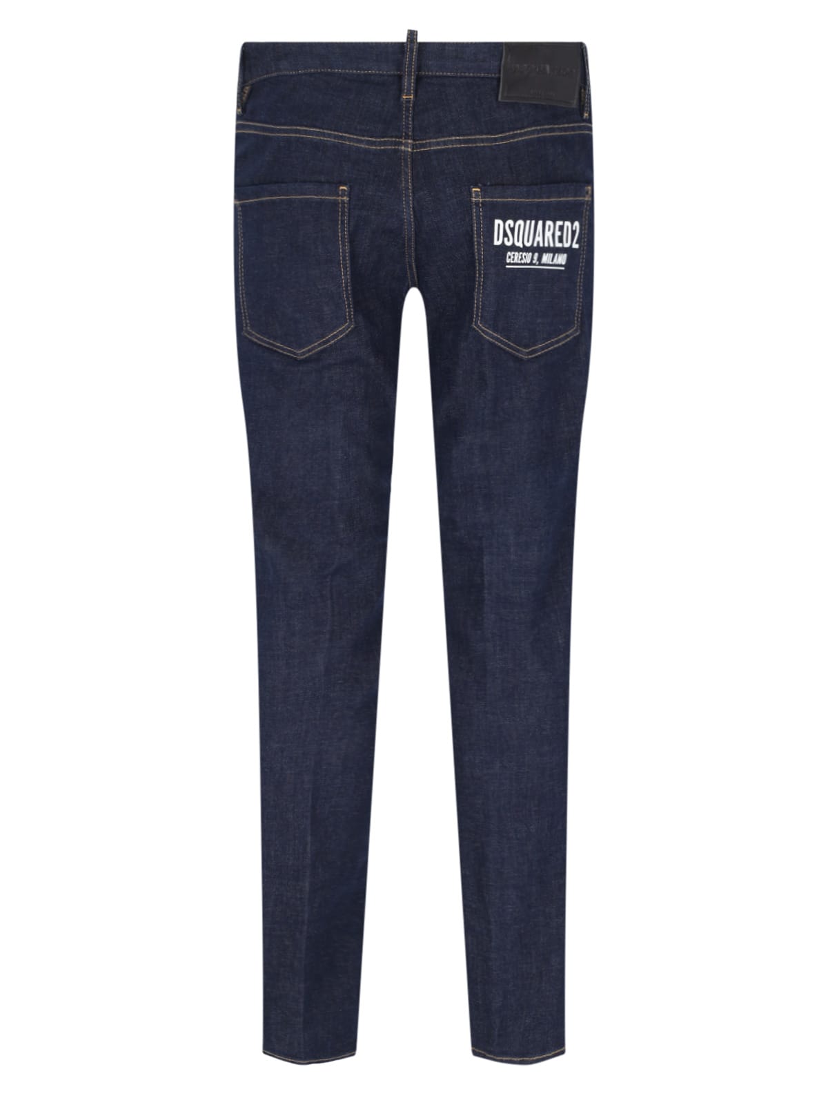 Shop Dsquared2 Slim Jeans In Blu