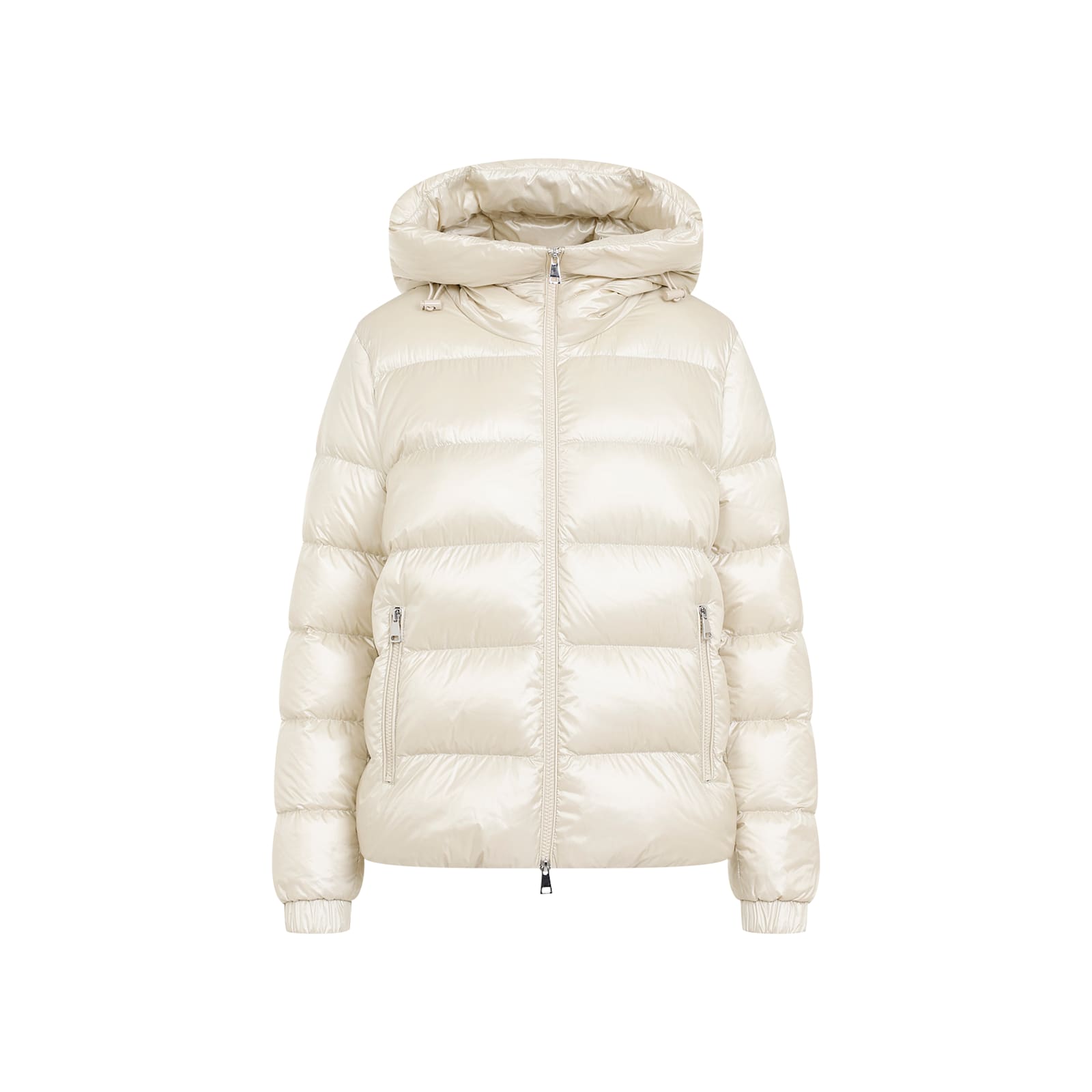 Shop Moncler Biron Jacket In Natural