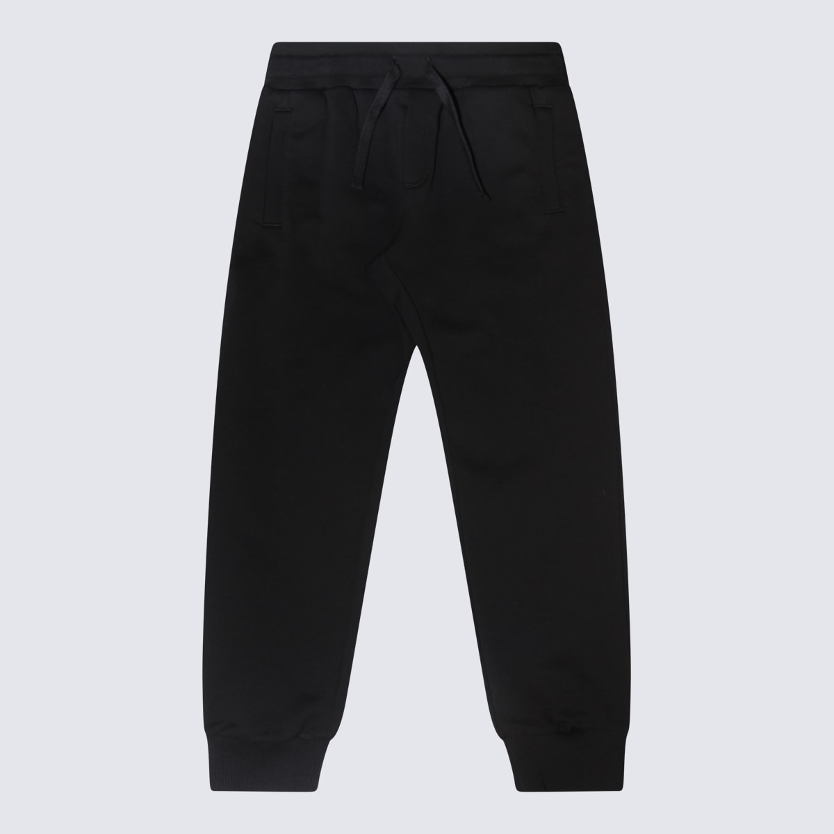 Dolce & Gabbana Kids' Black Cotton Track Pants