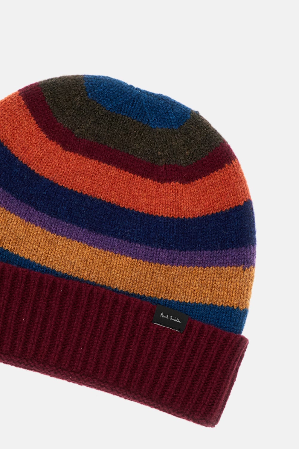 Paul Smith Wool Beanie Khalo In Multi