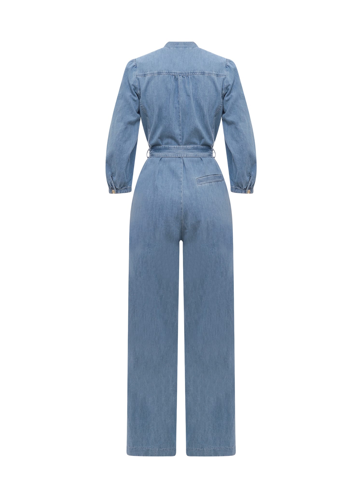 Shop Apc Jumpsuit In Gnawed Blue