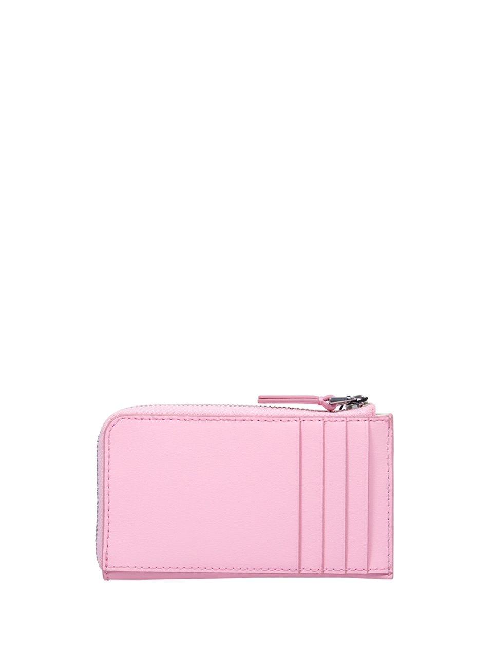 Shop Marc Jacobs Logo Plaque Zip-up Wallet In Pink