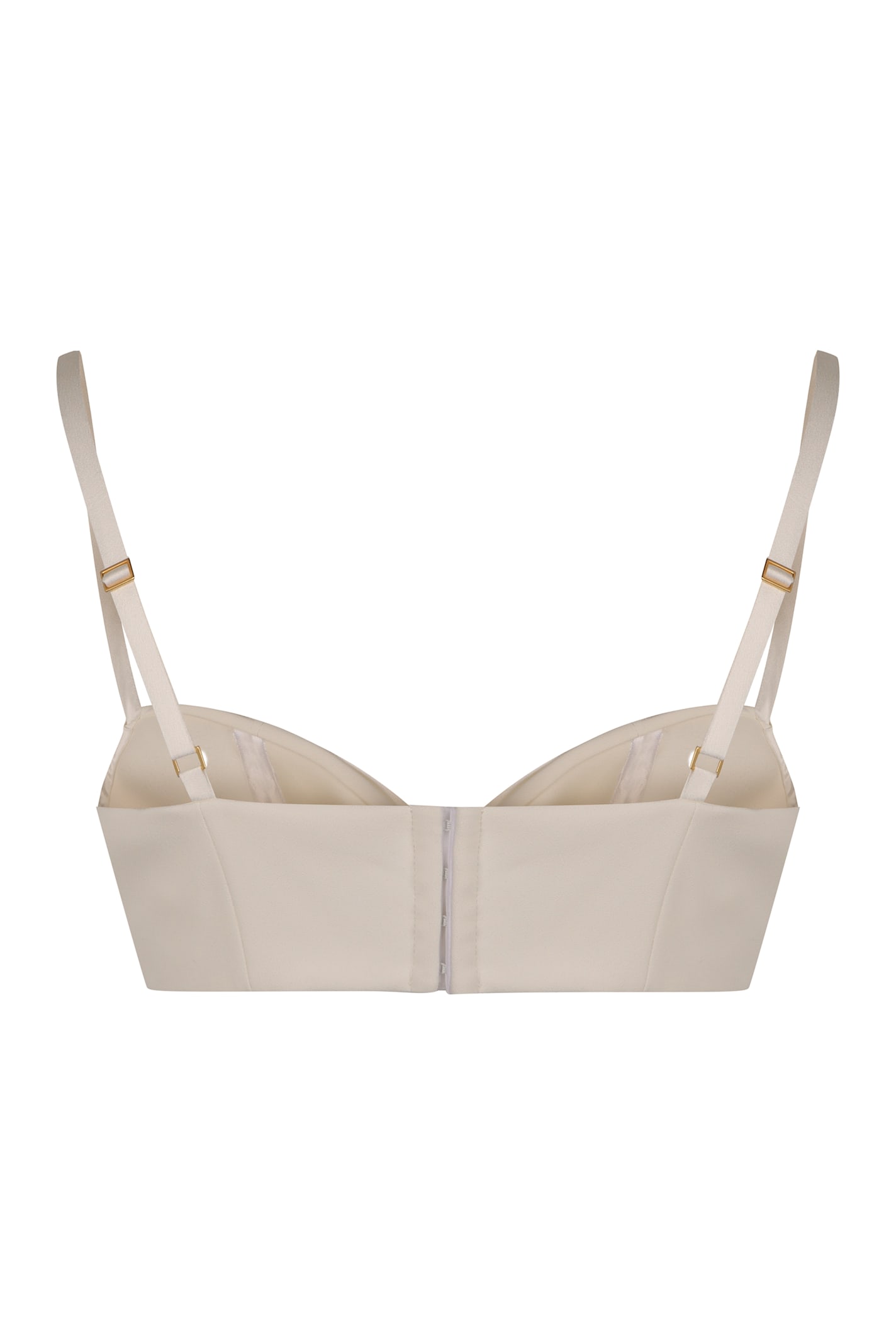 Elisabetta Franchi Corset Top In Ivory