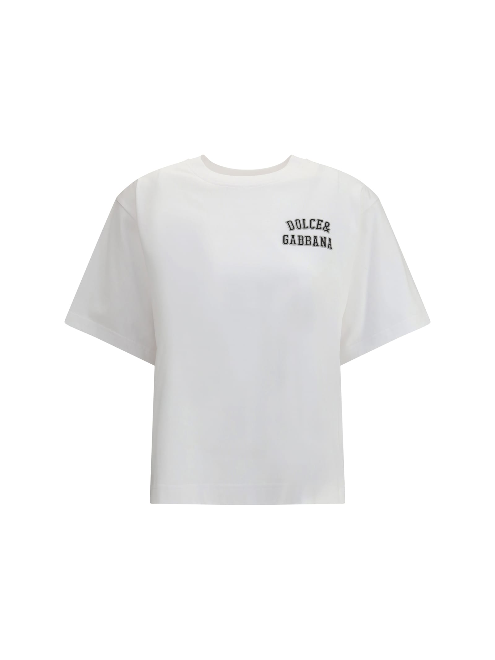 Dolce & Gabbana Women Cotton T-shirt In White