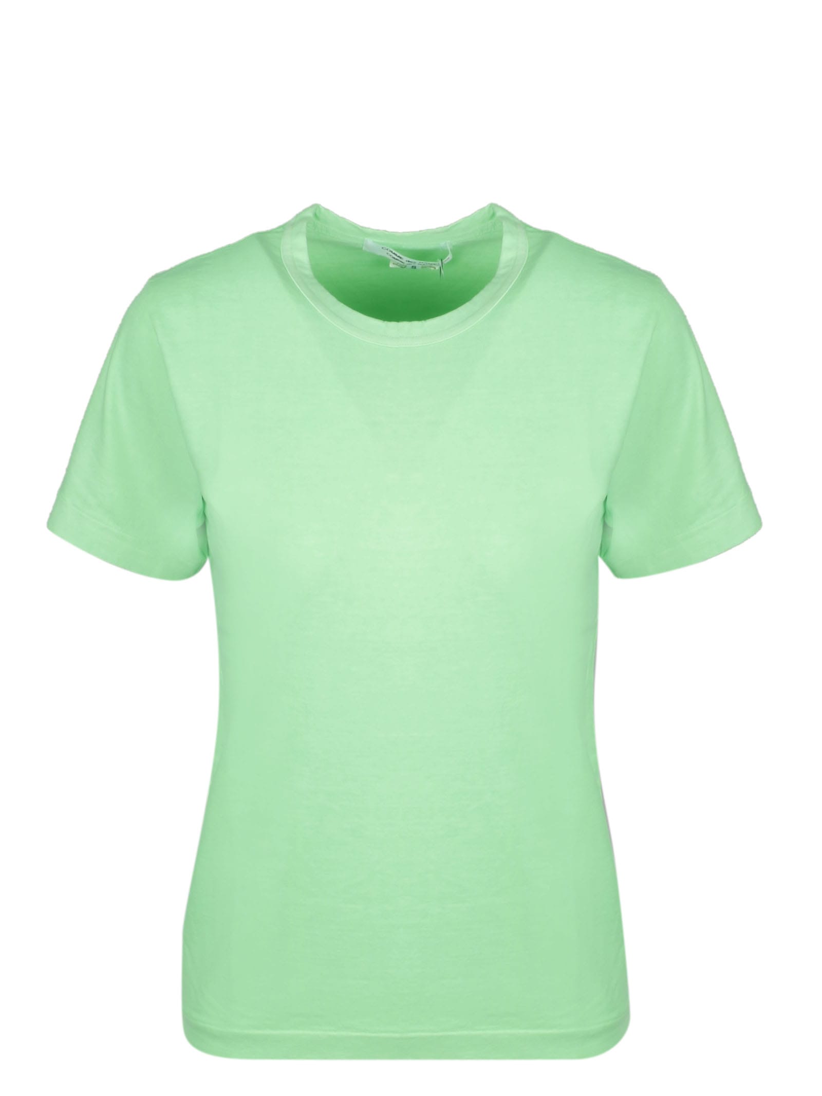 comme des garcons neon shirt