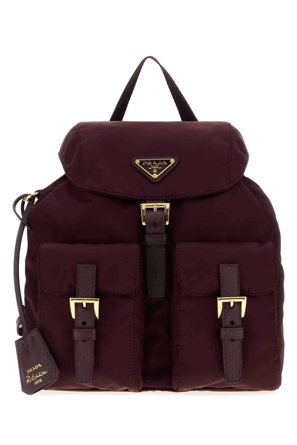Prada Grape Nylon Small Backpack