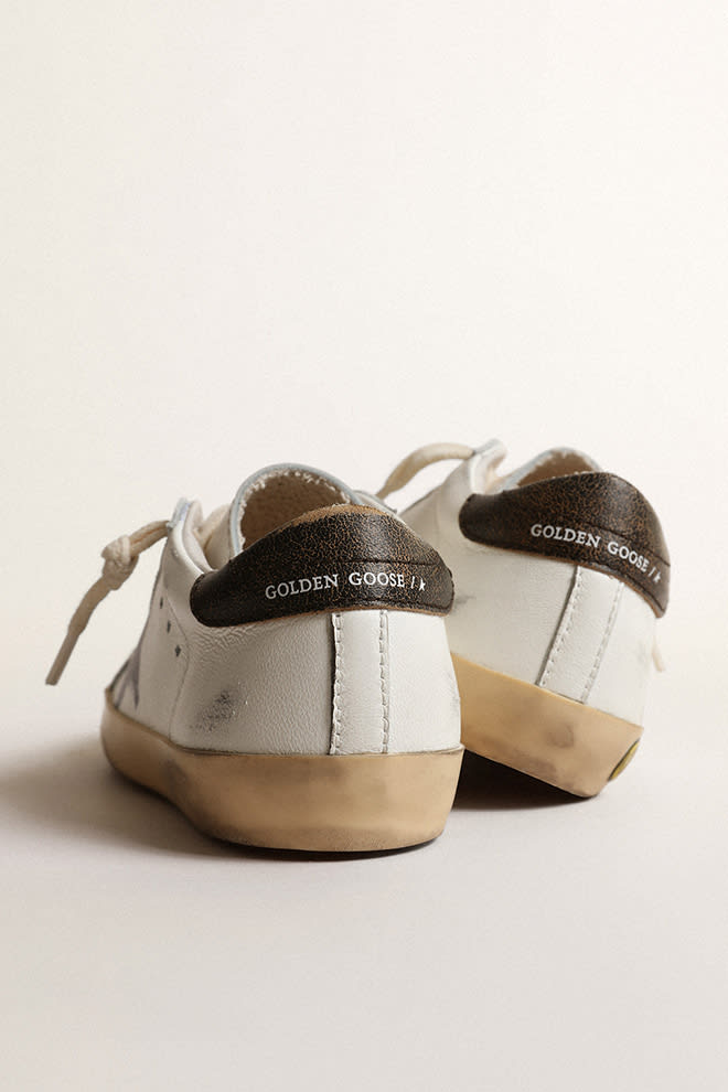 Shop Golden Goose Sneakers Super-star In White
