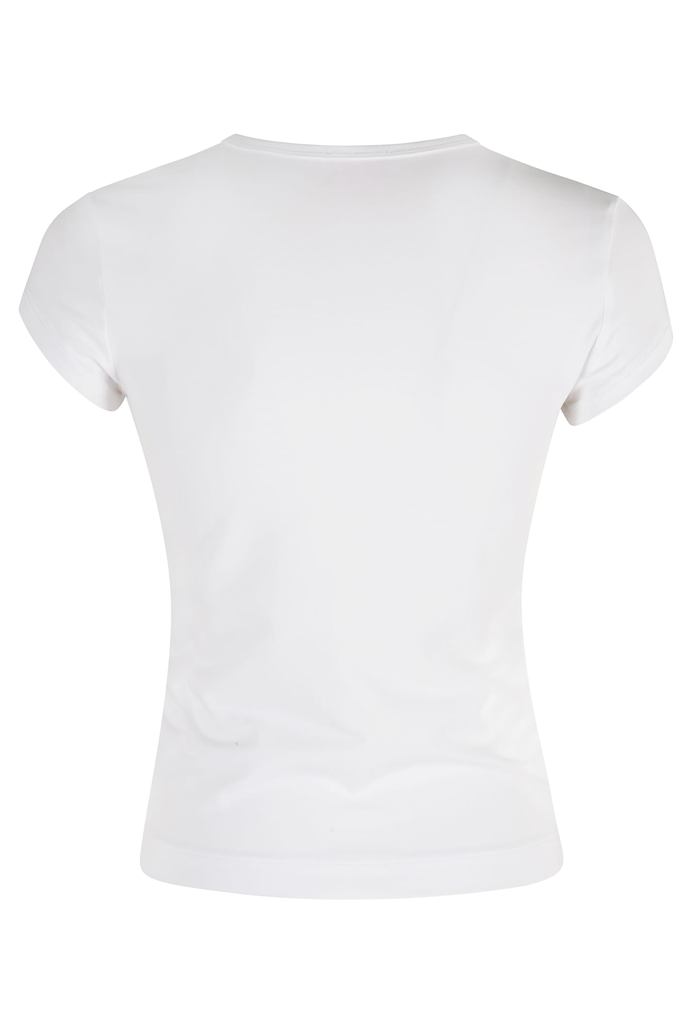Diesel Angie T-shirt With Peekaboo Logo In Multi