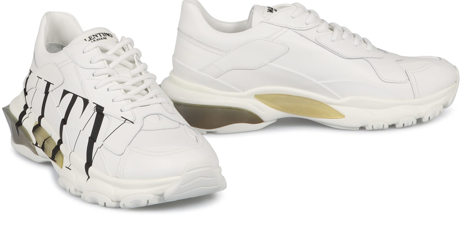 Valentino Vltn Bounce Sneaker In White In White