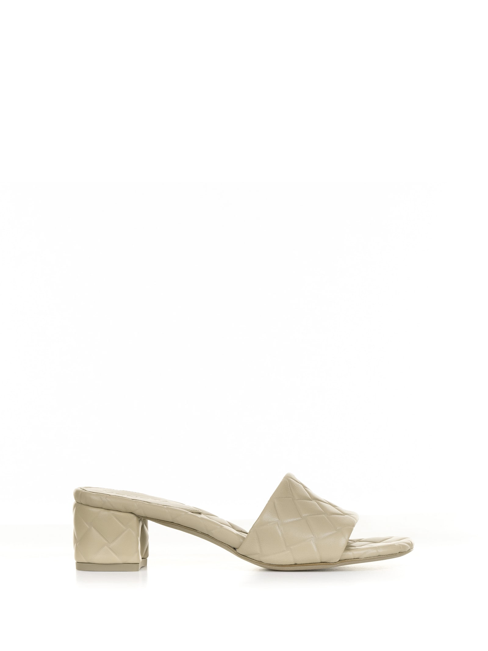 Shop Bottega Veneta Sandals In Cane Sugar