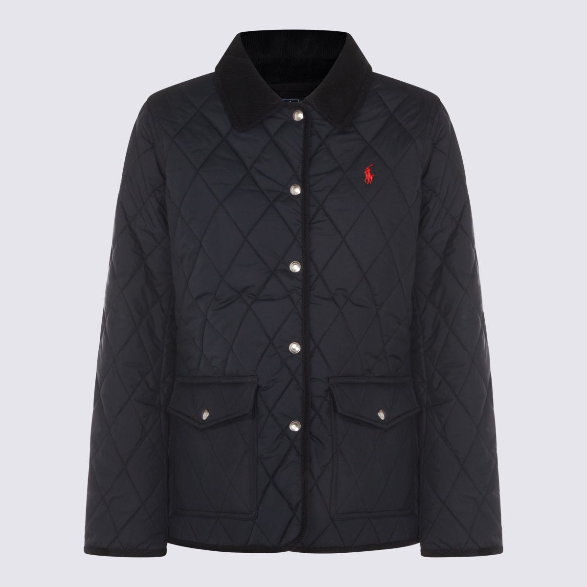 Polo Ralph Lauren Navy Down Jacket In Blue