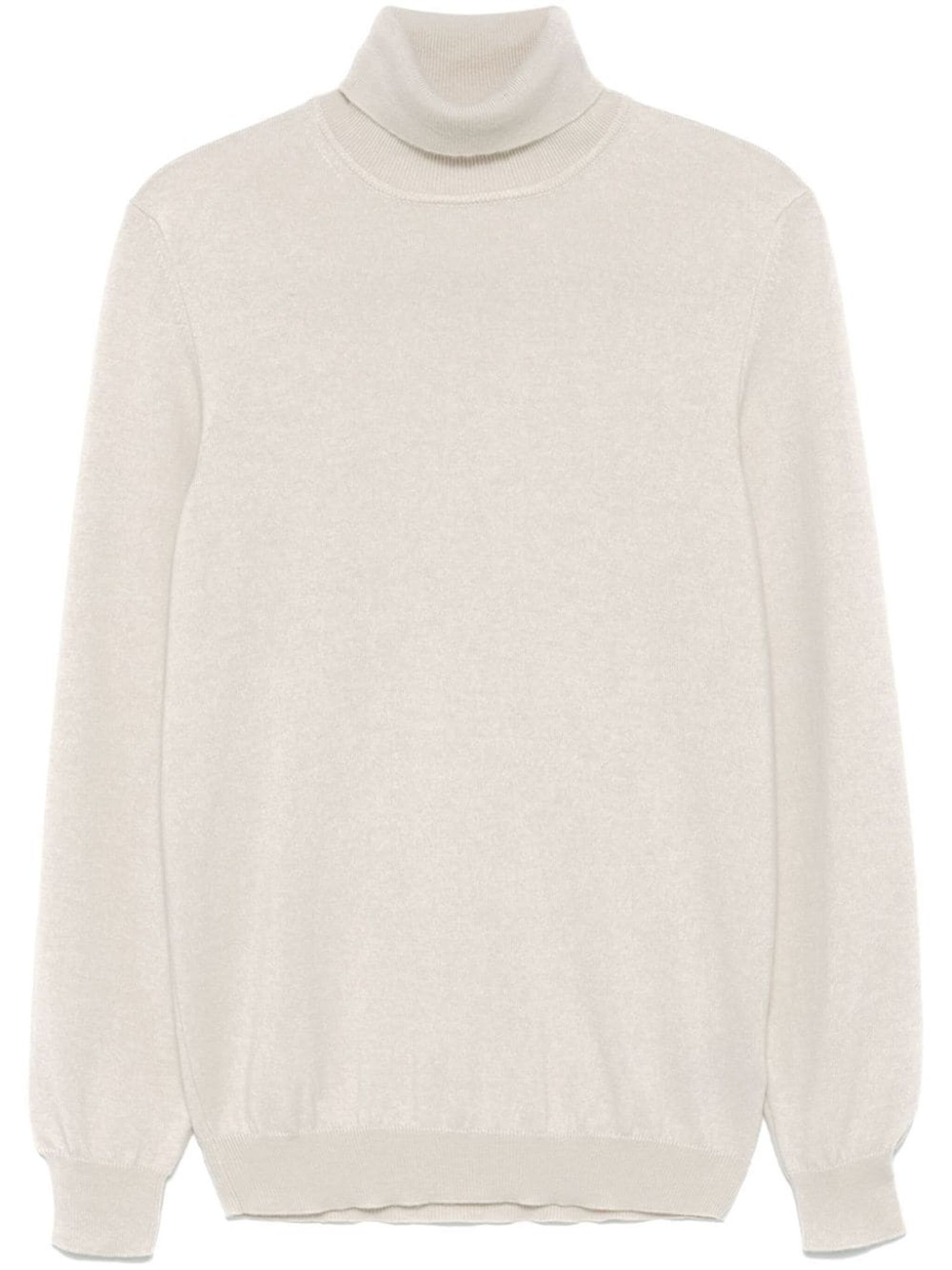 Shop Fedeli Light Beige Cashmere Sweater