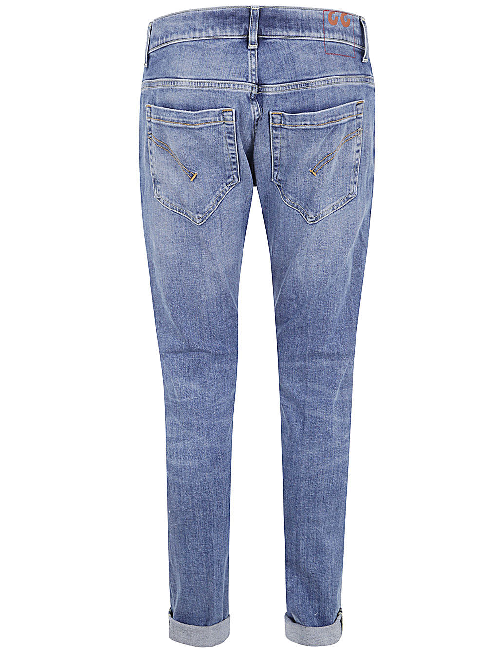 Shop Dondup George Jeans Denim Stretch In Blue