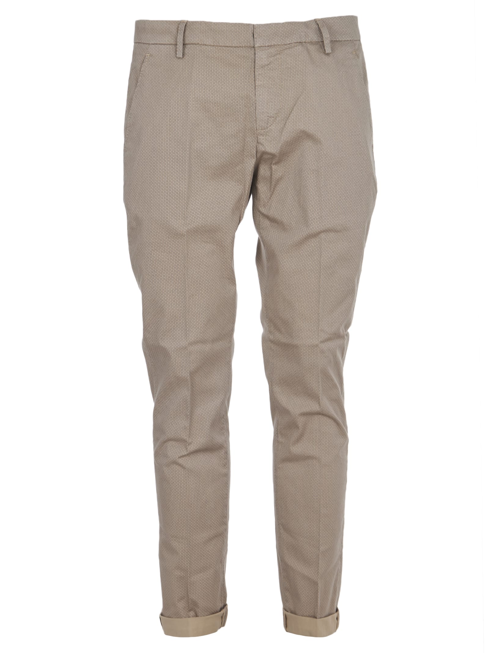 Dondup Micro Pattern Sand Trousers