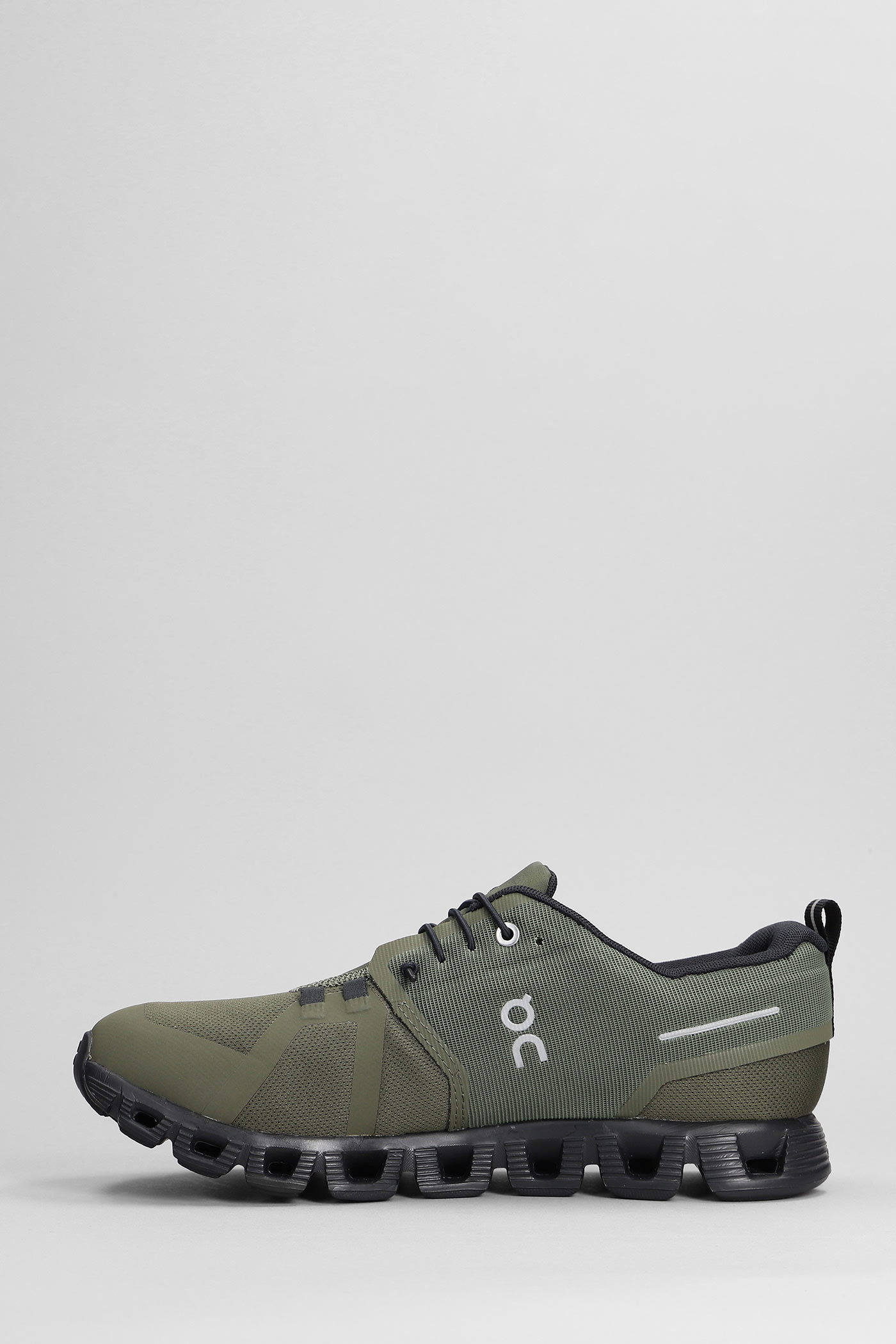 Shop On Cloud 5 Waterproof Sneakers In Green Polyester In Olive