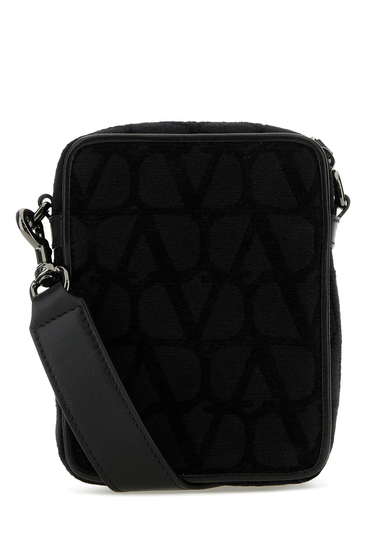 Shop Valentino Toile Iconographe Mini Loc Ossbody Bag In Black