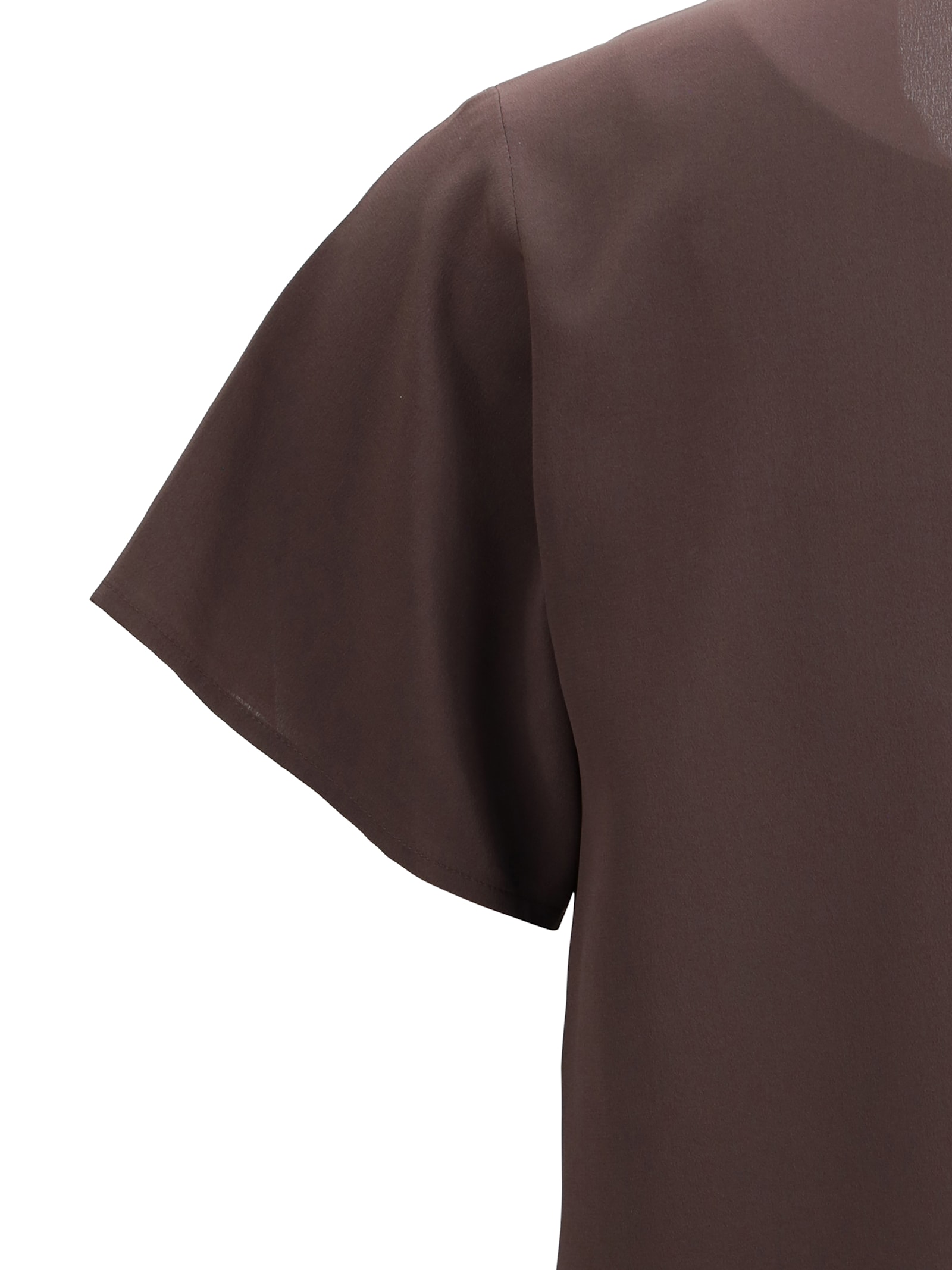 P.A.R.O.S.H SHORT SLEEVE SILK TOP