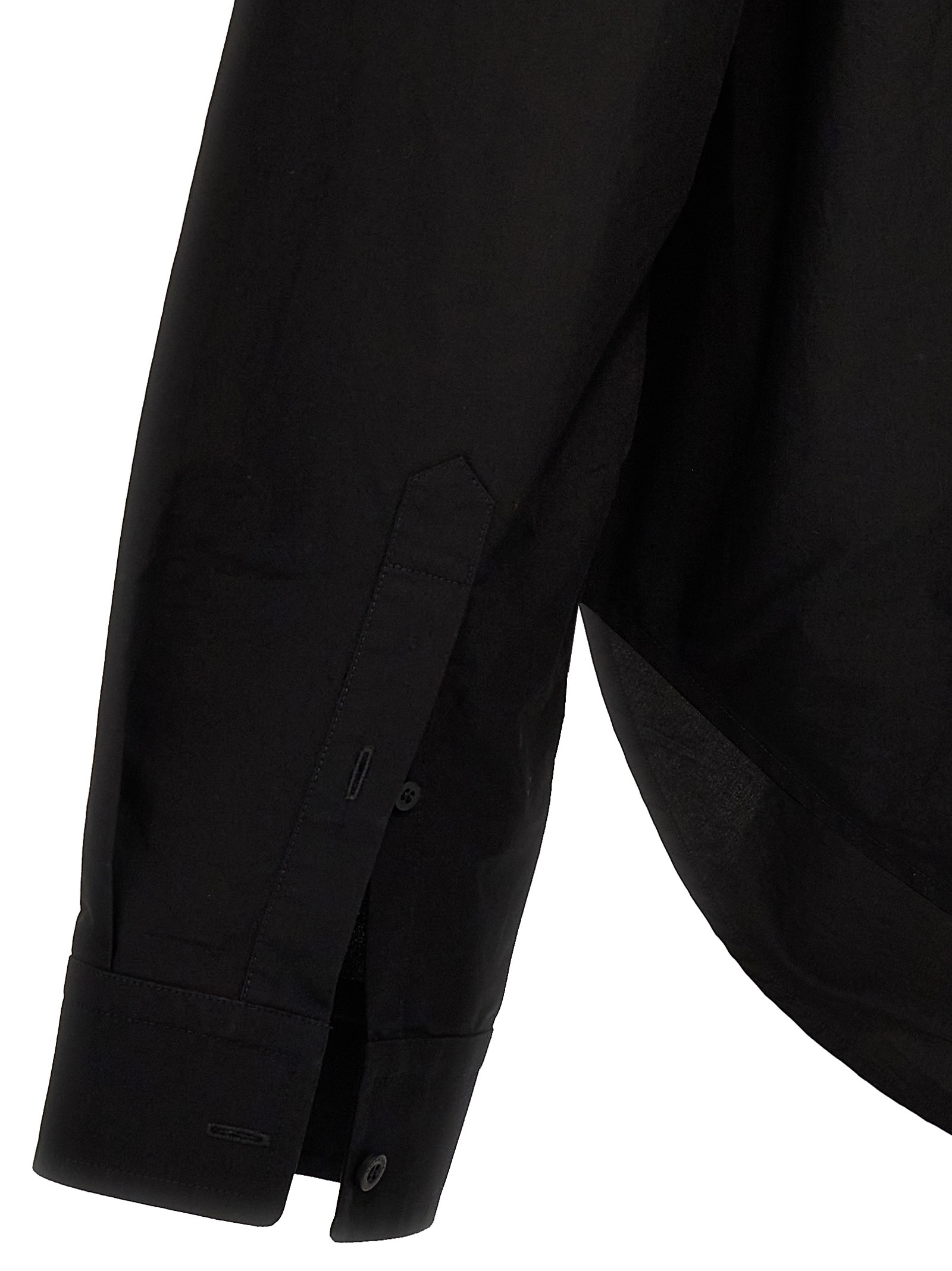 Shop Balenciaga Crinkle-effect Shirt In Black