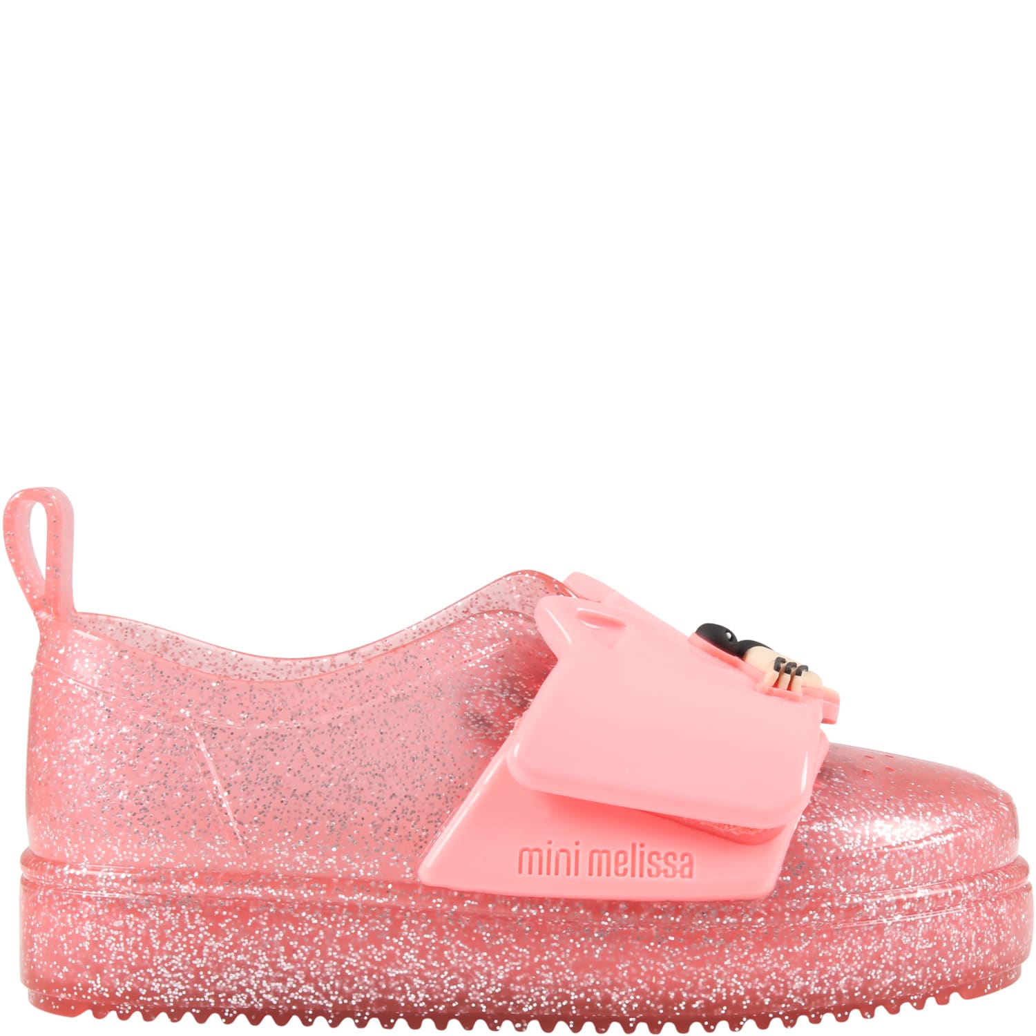 Melissa Pink Sneakers For Girl With Animal