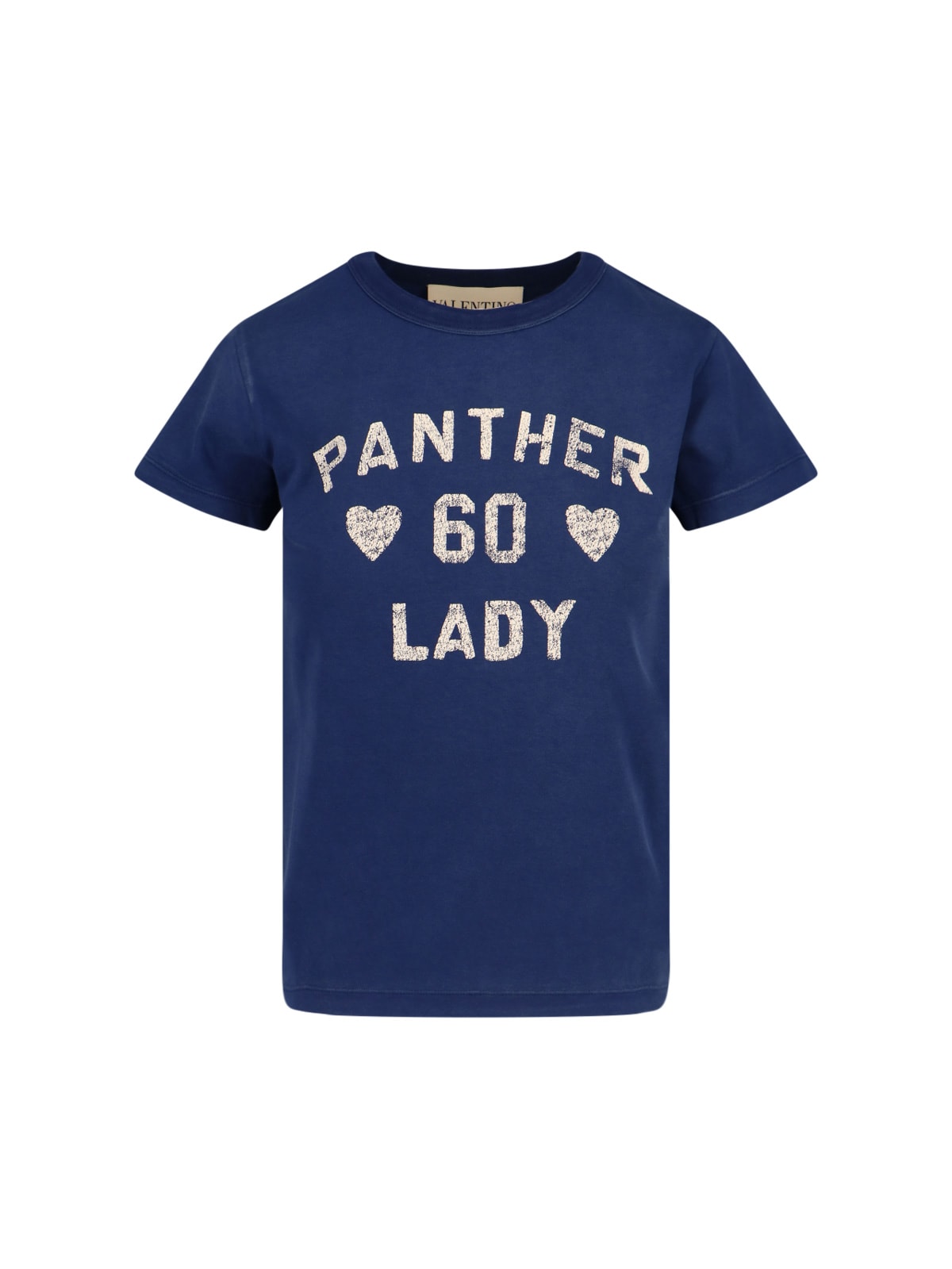 Valentino Garavani  Garavani 'panther Lady' T-shirt In Blue