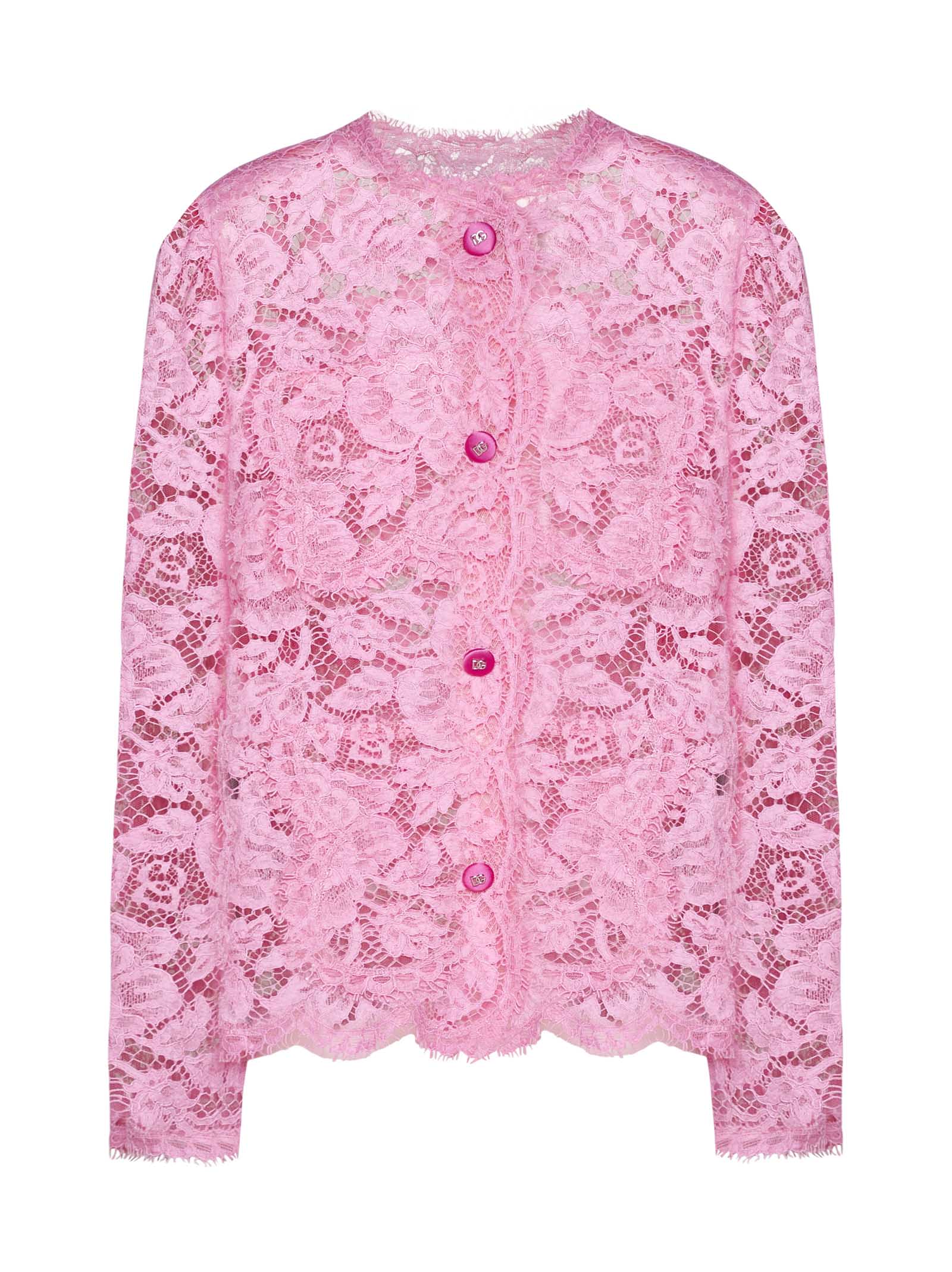 Dolce & Gabbana Blazer In Pink