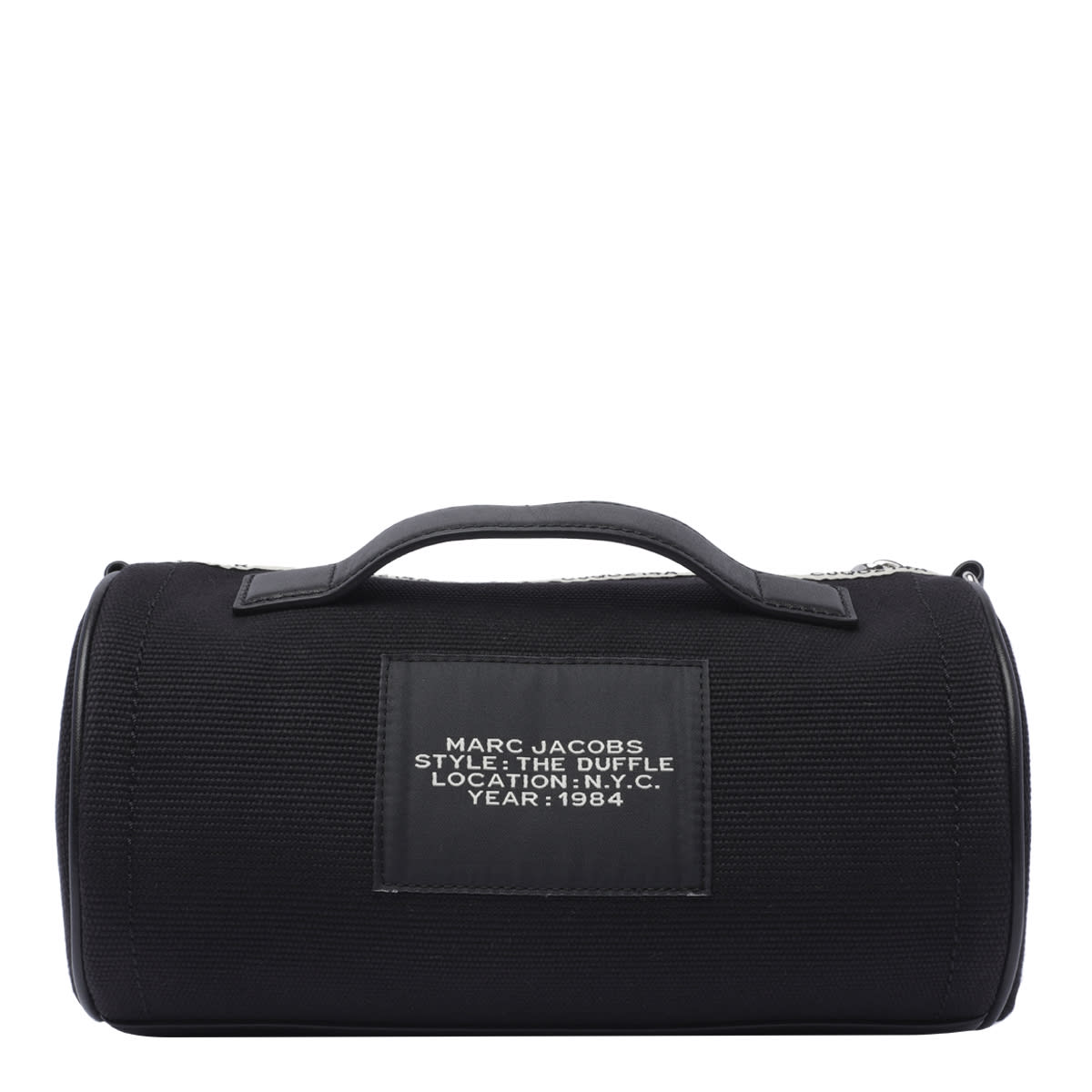 Shop Marc Jacobs The Jacquard Duffle Bag In Black