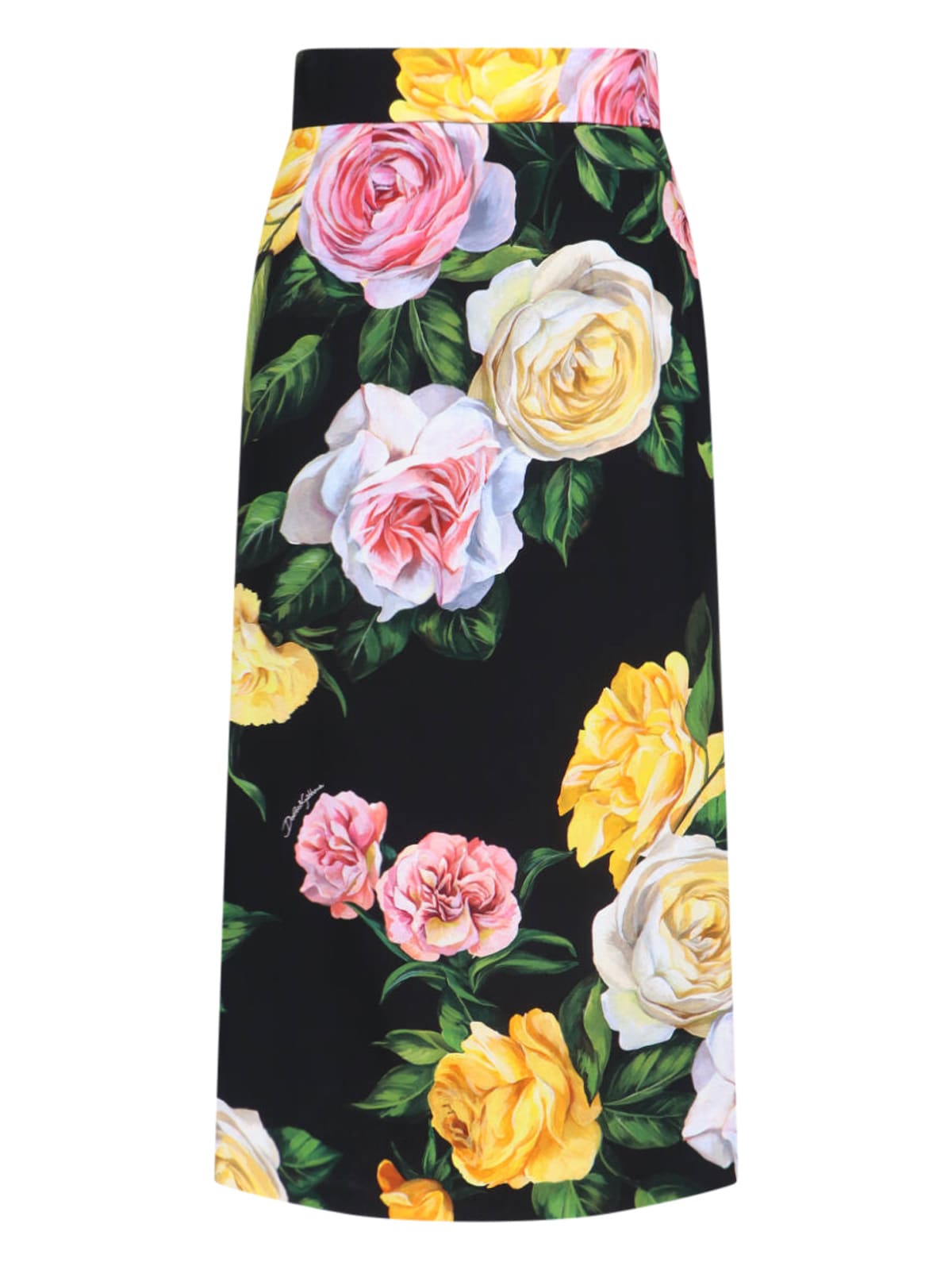 Floral Sheath Skirt