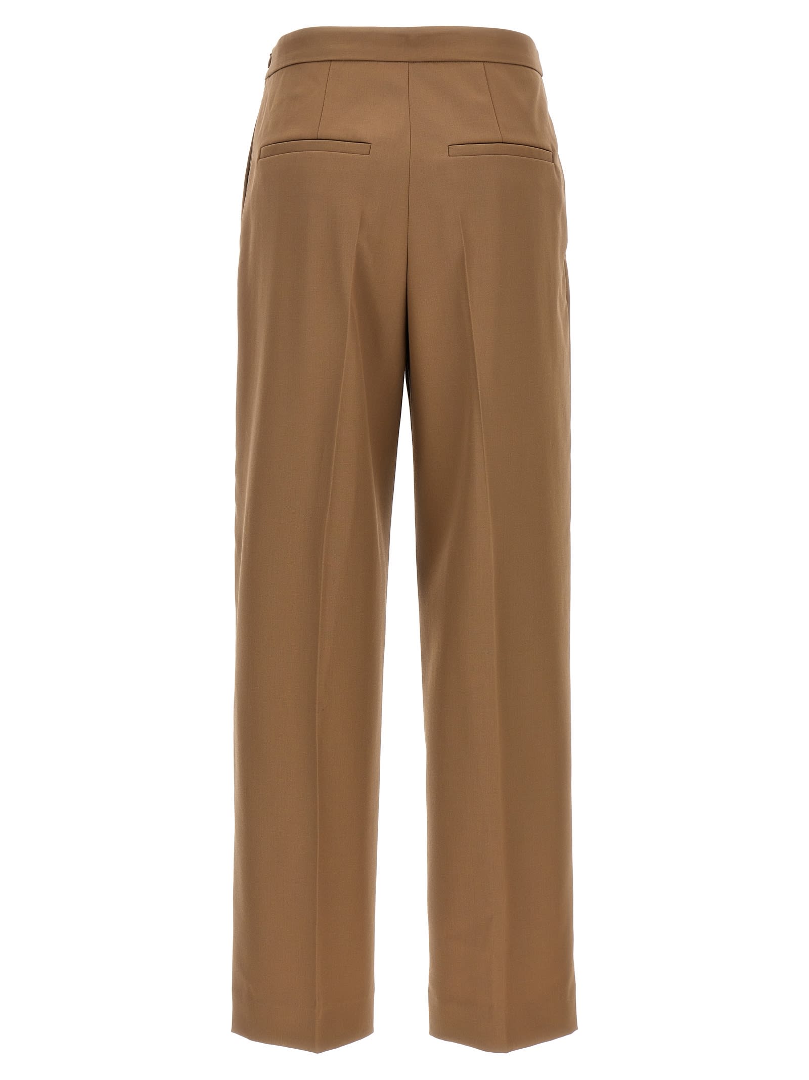 Shop Dries Van Noten Prati Pants In Brown