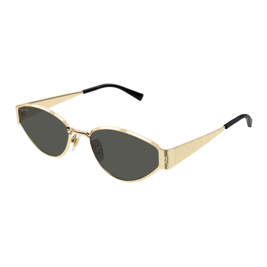 Gucci Gg1853s001 Gold Gold Grey In White