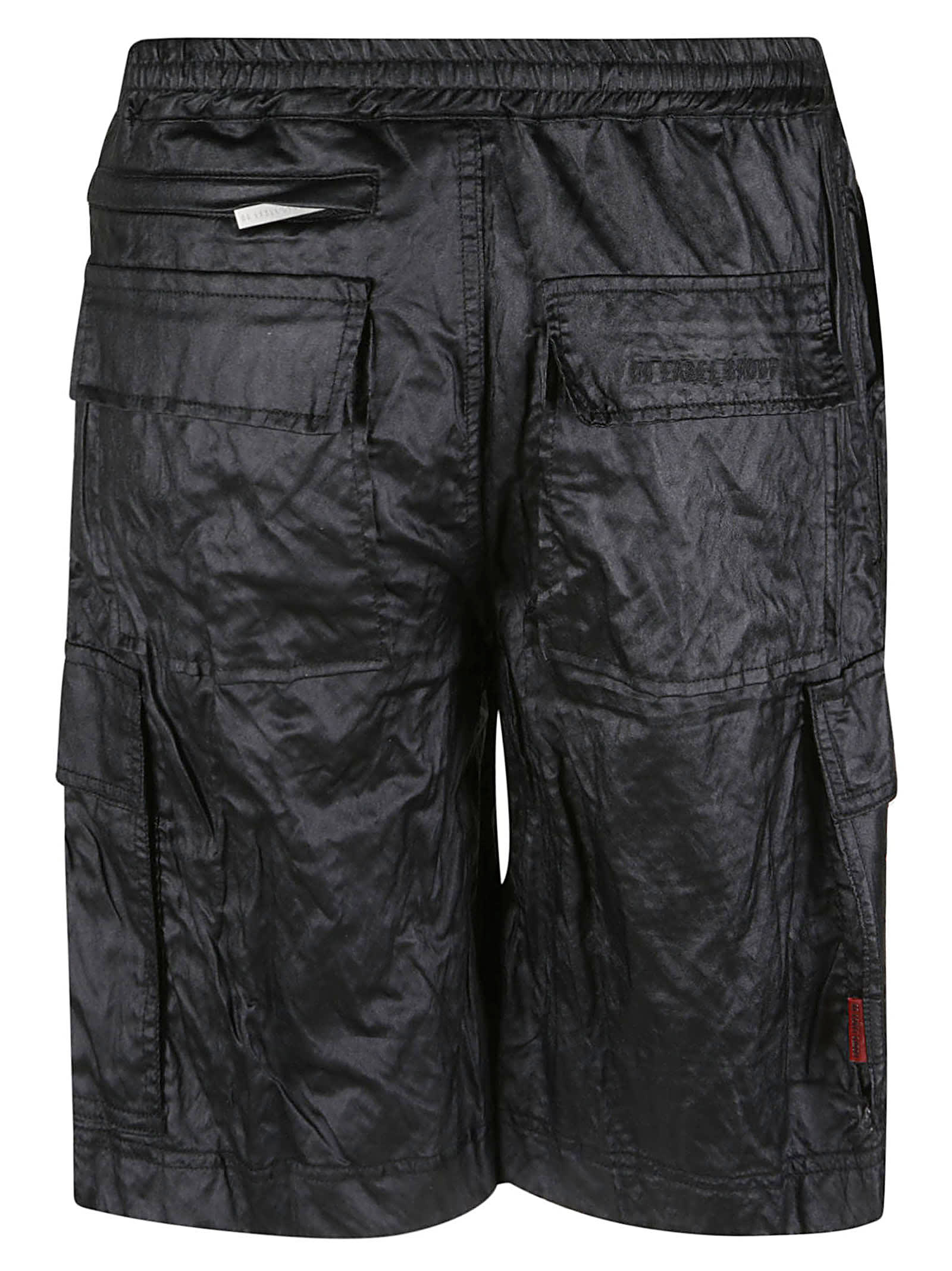 Shop 44 Label Group Cargo Ribbed Shorts In Black