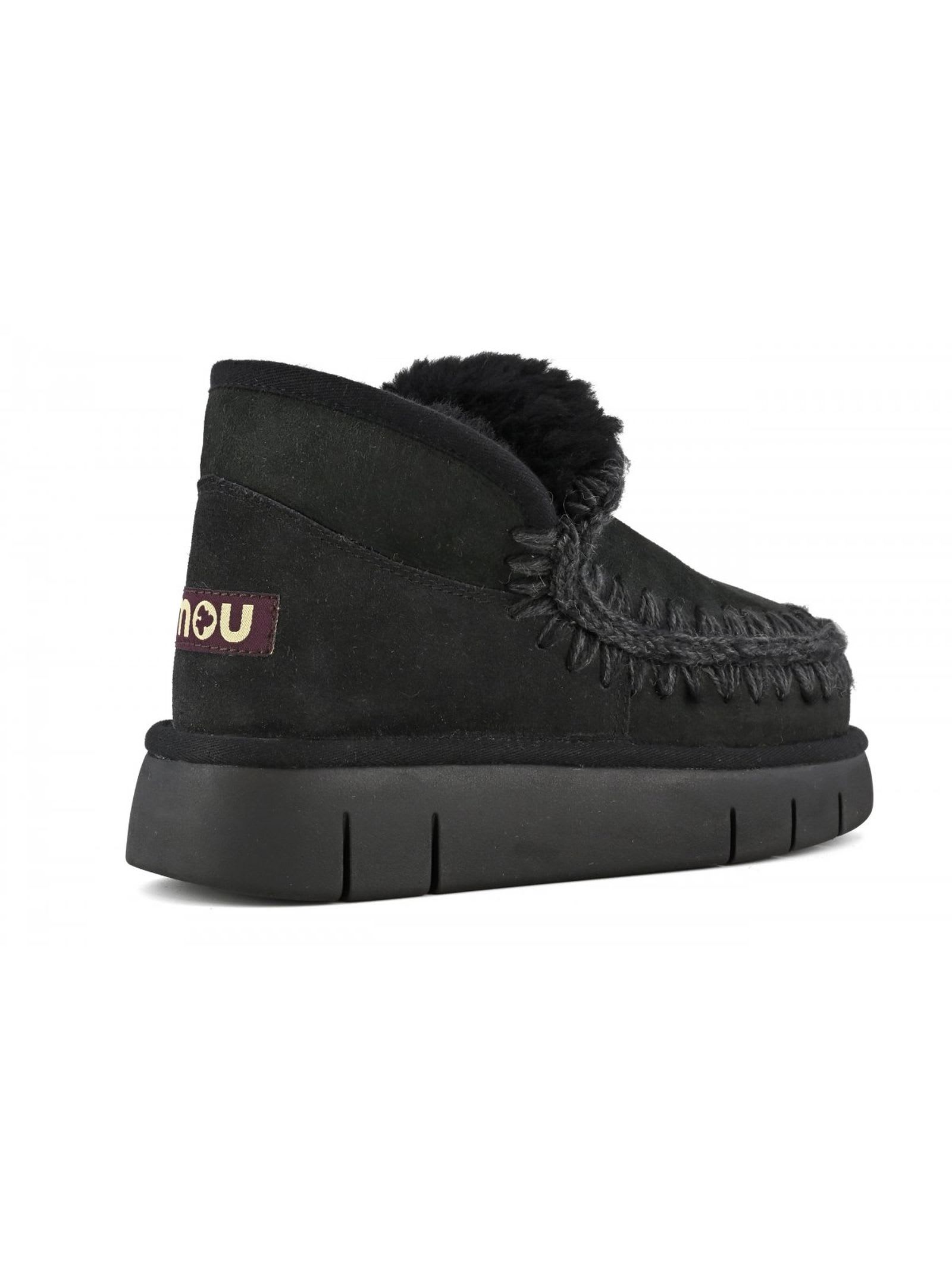 Shop Mou Black Eskimo Bounce Sneaker