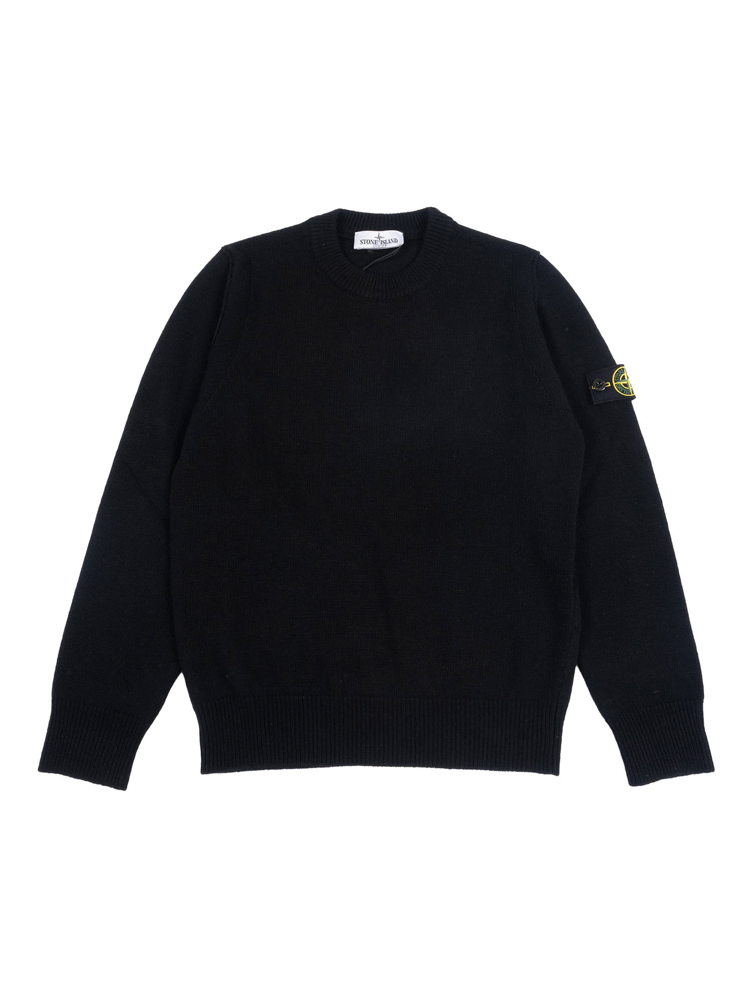 Stone Island Sweater In Black
