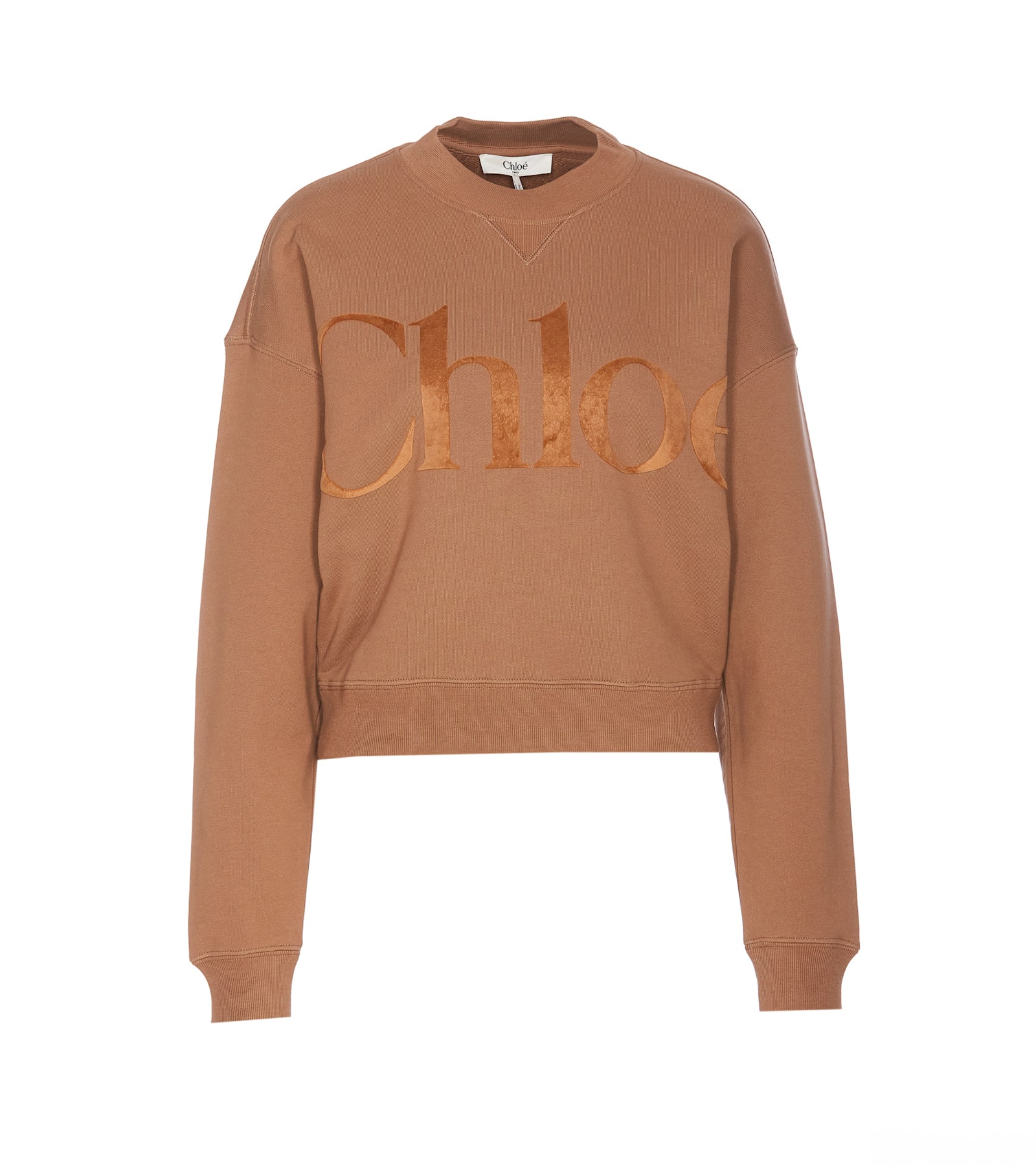 Shop Chloé Jh05 Sweatshirt In Beige